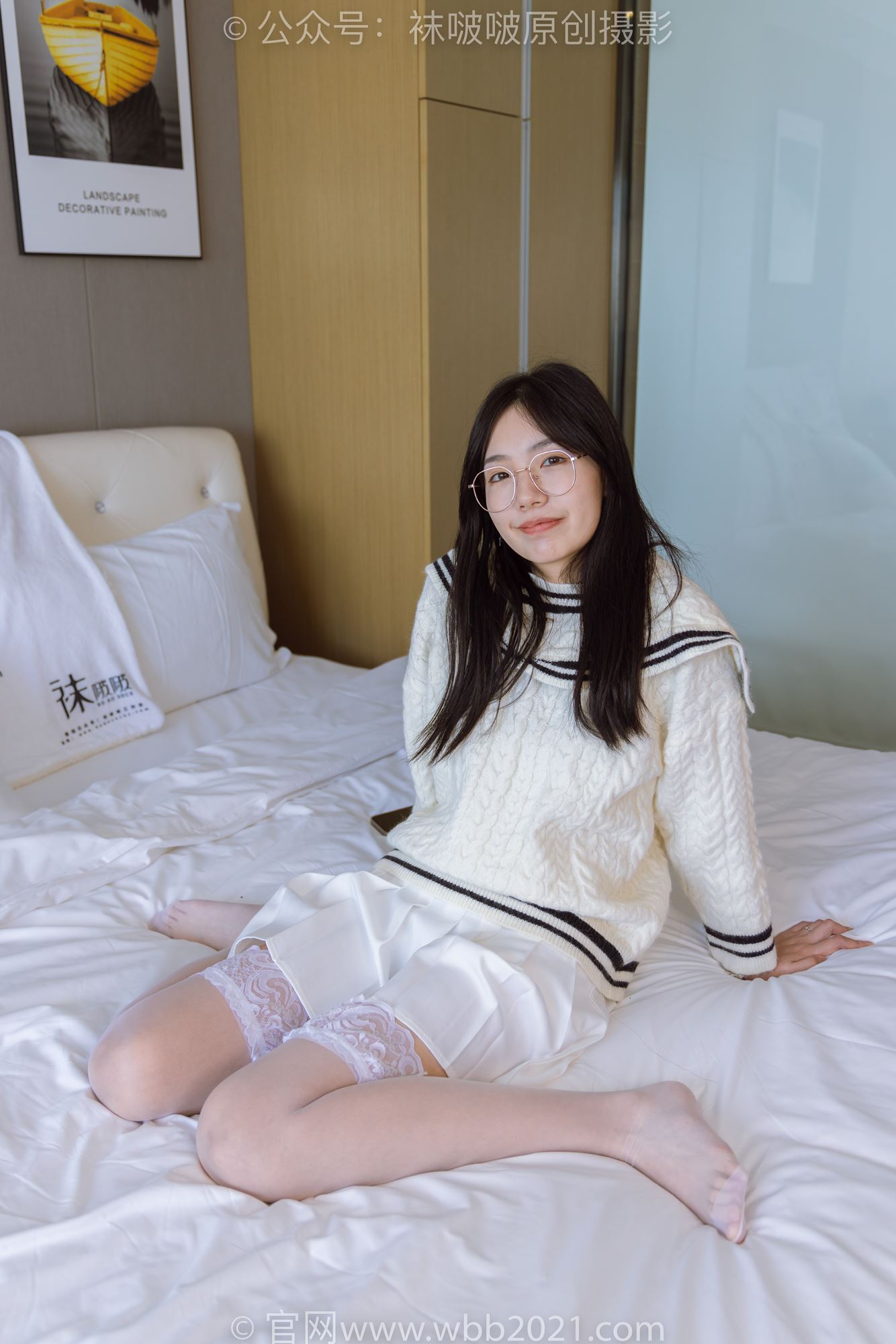 图片[1]-[BoBoSocks袜啵啵]NO.282 小甜豆-长靴、高跟鞋、白丝大腿袜[140P/1V/5.85GB]-美图