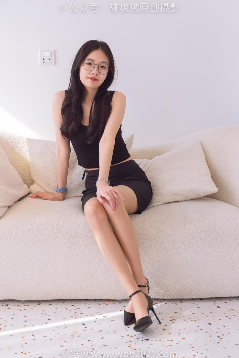 图片[2]-[BoBoSocks袜啵啵]NO.266 小甜豆-高跟鞋、油亮肉丝[140P/1V/5.74GB]-美图