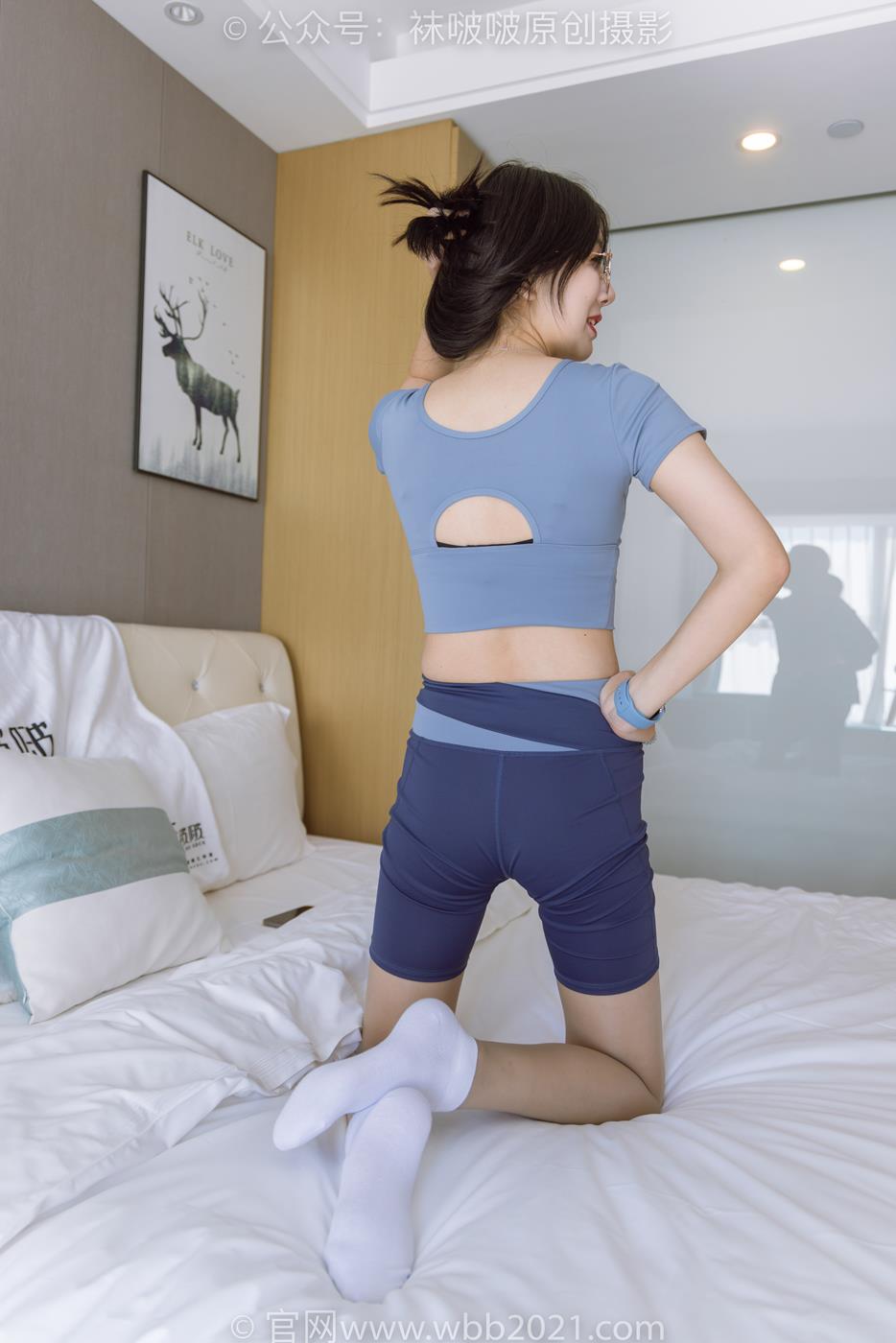 图片[4]-[BoBoSocks袜啵啵]NO.269 小甜豆-运动鞋、白棉袜、灰丝、瑜伽裤裤里丝[140P/1V/5.63GB]-美图
