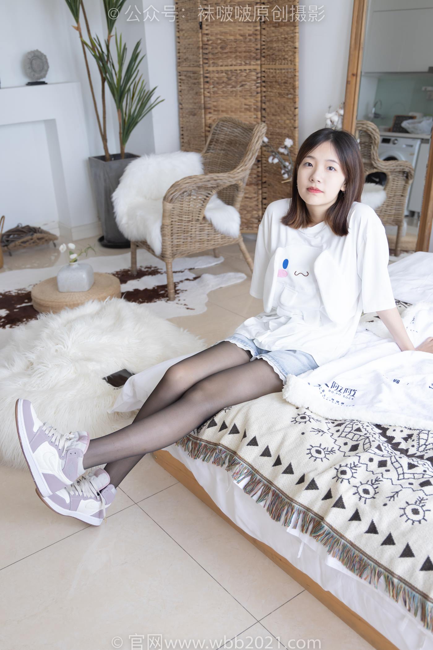 图片[2]-[BoBoSocks袜啵啵]NO.233 小甜豆-板鞋、黑丝[142P/1V/6.00GB]-美图