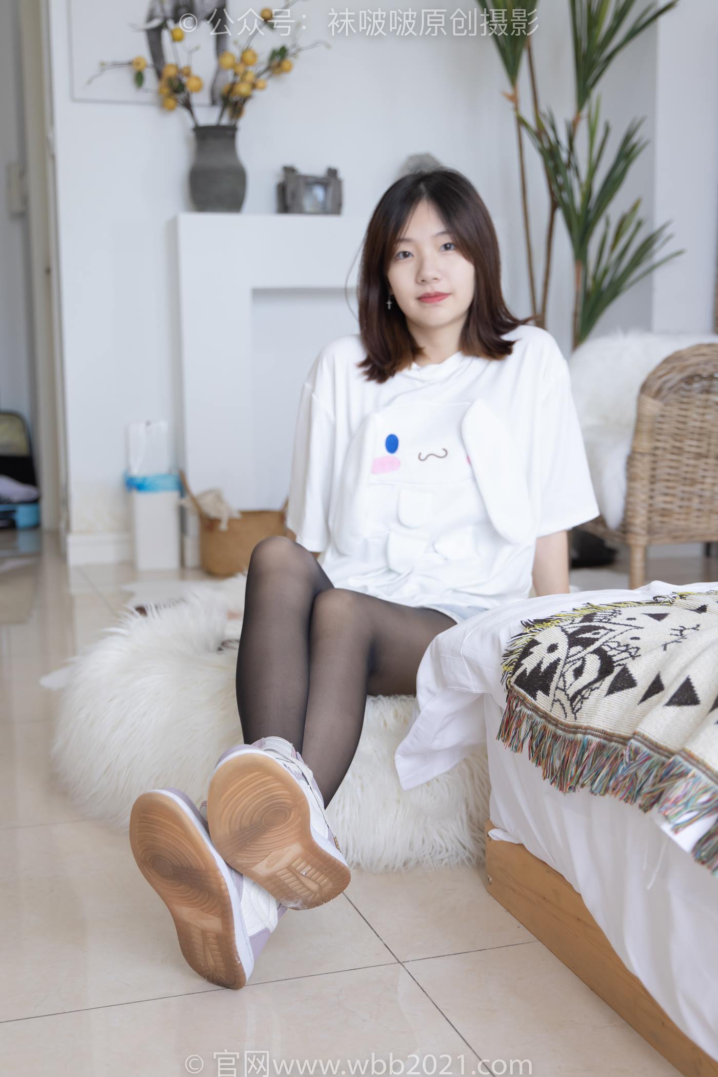 图片[3]-[BoBoSocks袜啵啵]NO.233 小甜豆-板鞋、黑丝[142P/1V/6.00GB]-美图