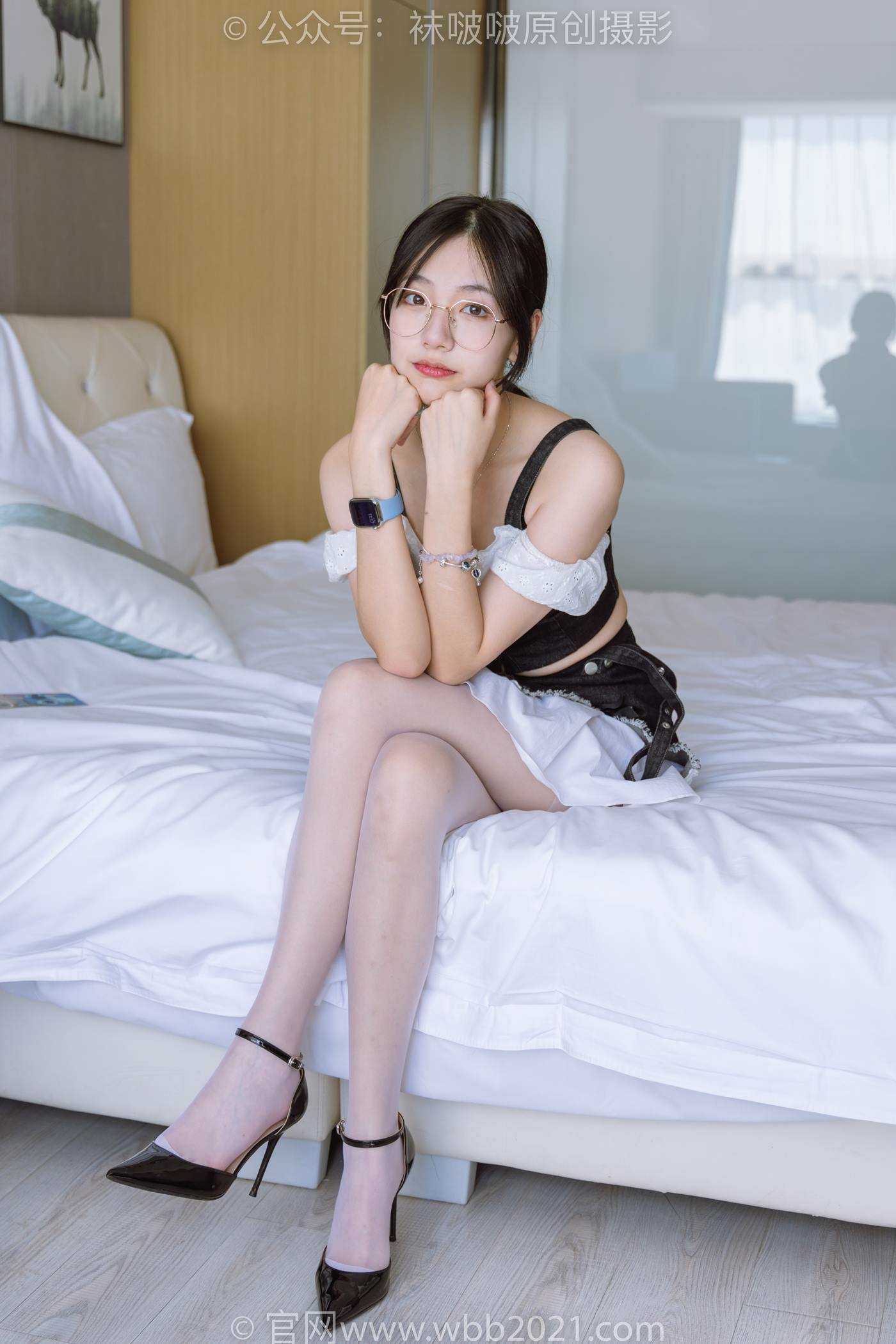 图片[2]-[BoBoSocks袜啵啵]NO.235 小甜豆-两双高跟鞋、白丝[147P/1V/6.51GB]-美图