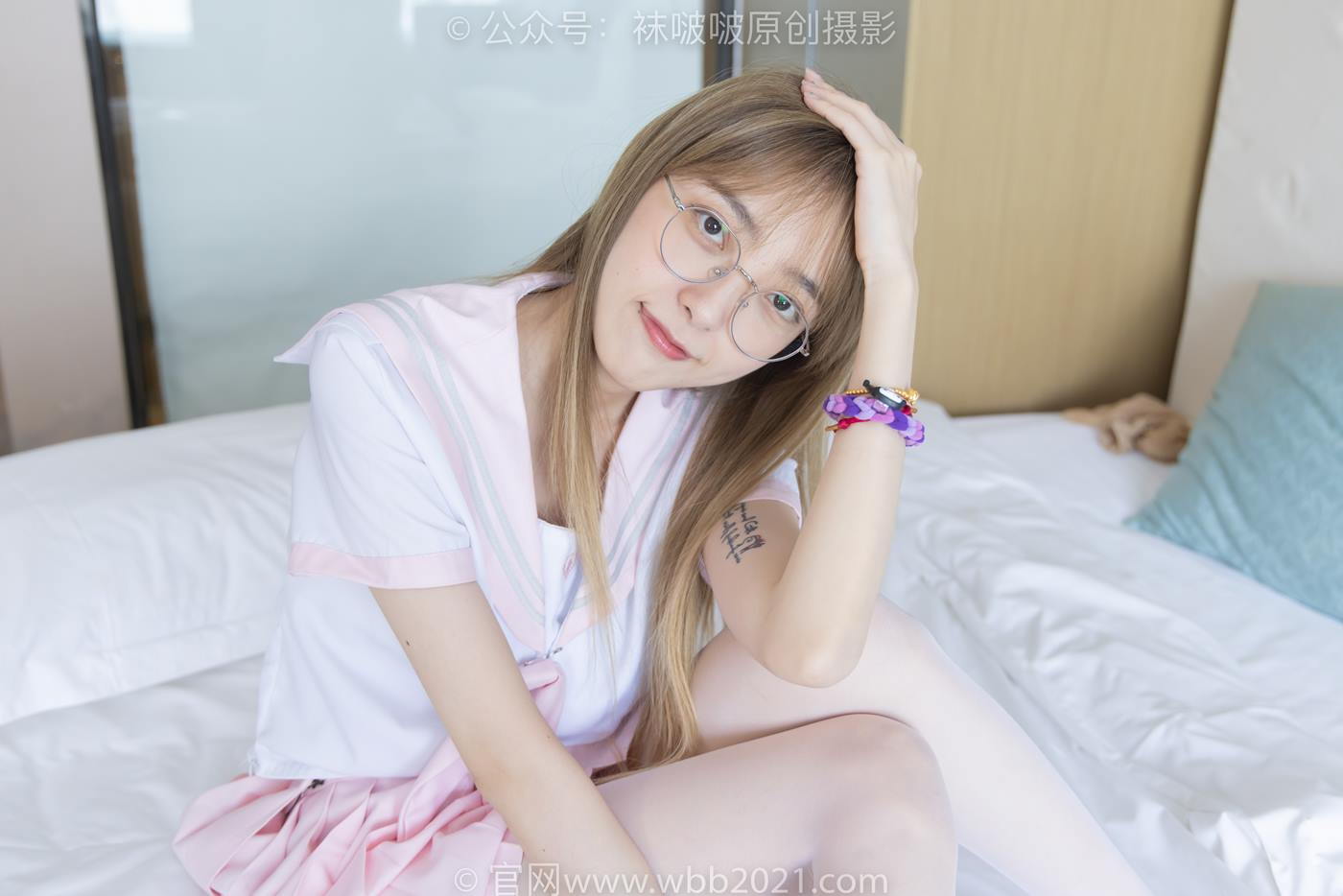 图片[2]-[BoBoSocks袜啵啵]NO.238 稚予-皮鞋、白丝、JK至服[153P/1V/5.69GB]-美图