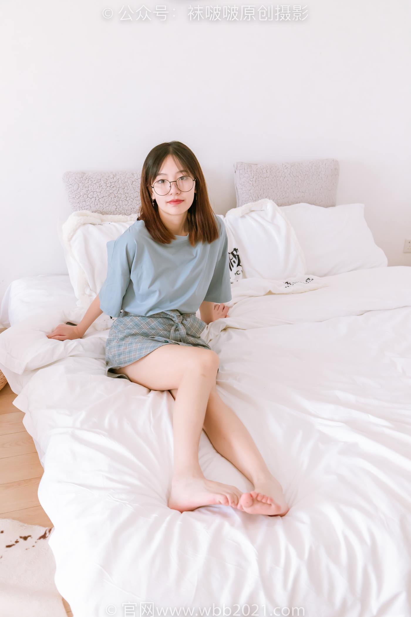 图片[4]-[BoBoSocks袜啵啵]NO.239 小甜豆-棉拖鞋、灰丝、裸足[140P/1V/5.22GB]-美图