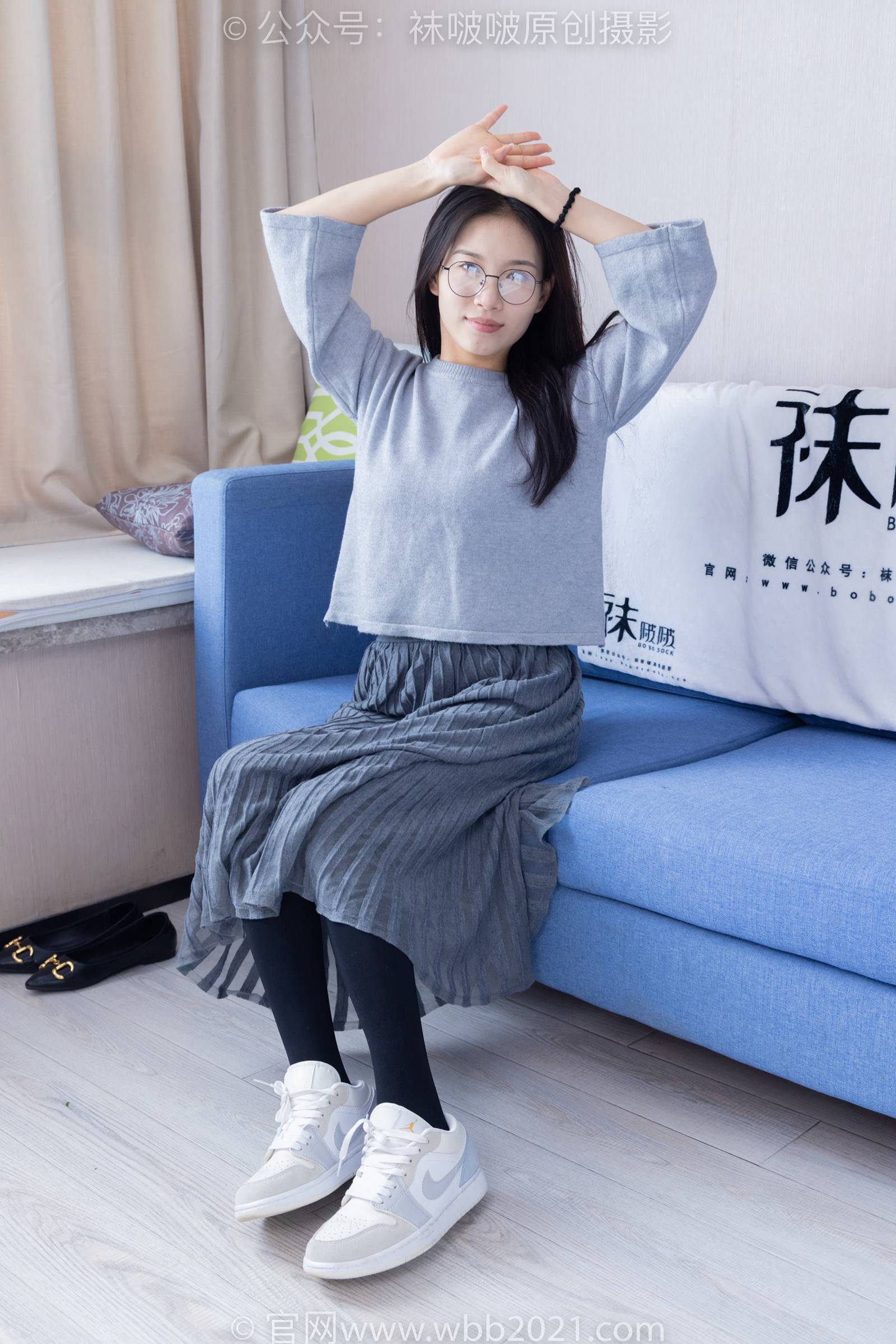 图片[4]-[BoBoSocks袜啵啵]NO.242 小甜豆-高跟鞋、厚白丝[140P/1V/5.69GB]-美图