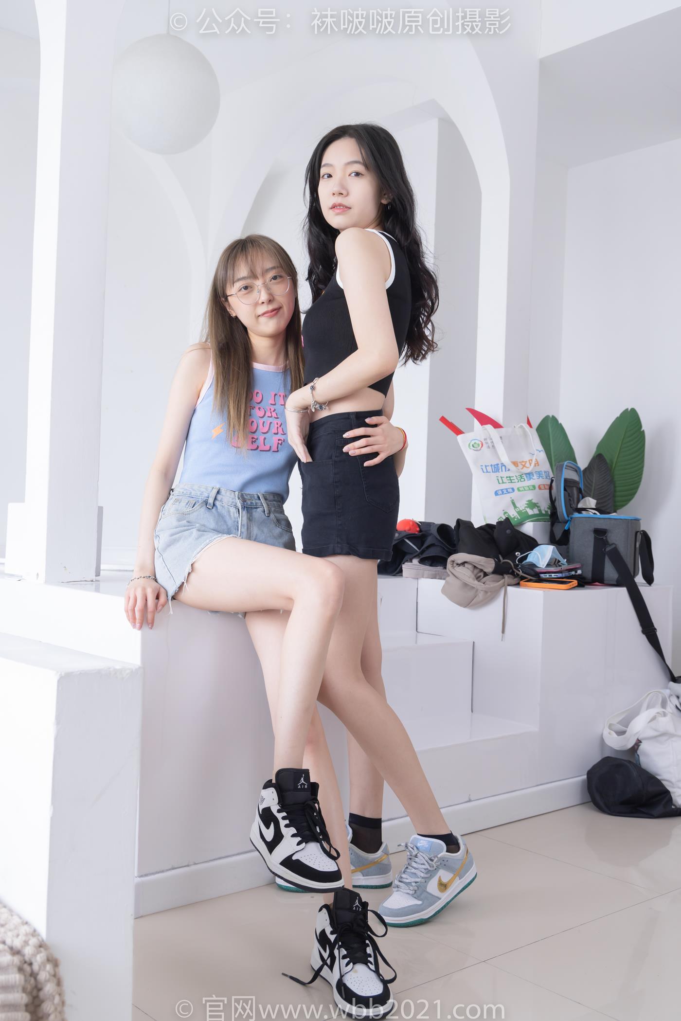 图片[2]-[BoBoSocks袜啵啵]NO.249 小甜豆稚予-板鞋、短肉丝、短黑丝、裸足[140P/1V/5.53GB]-美图