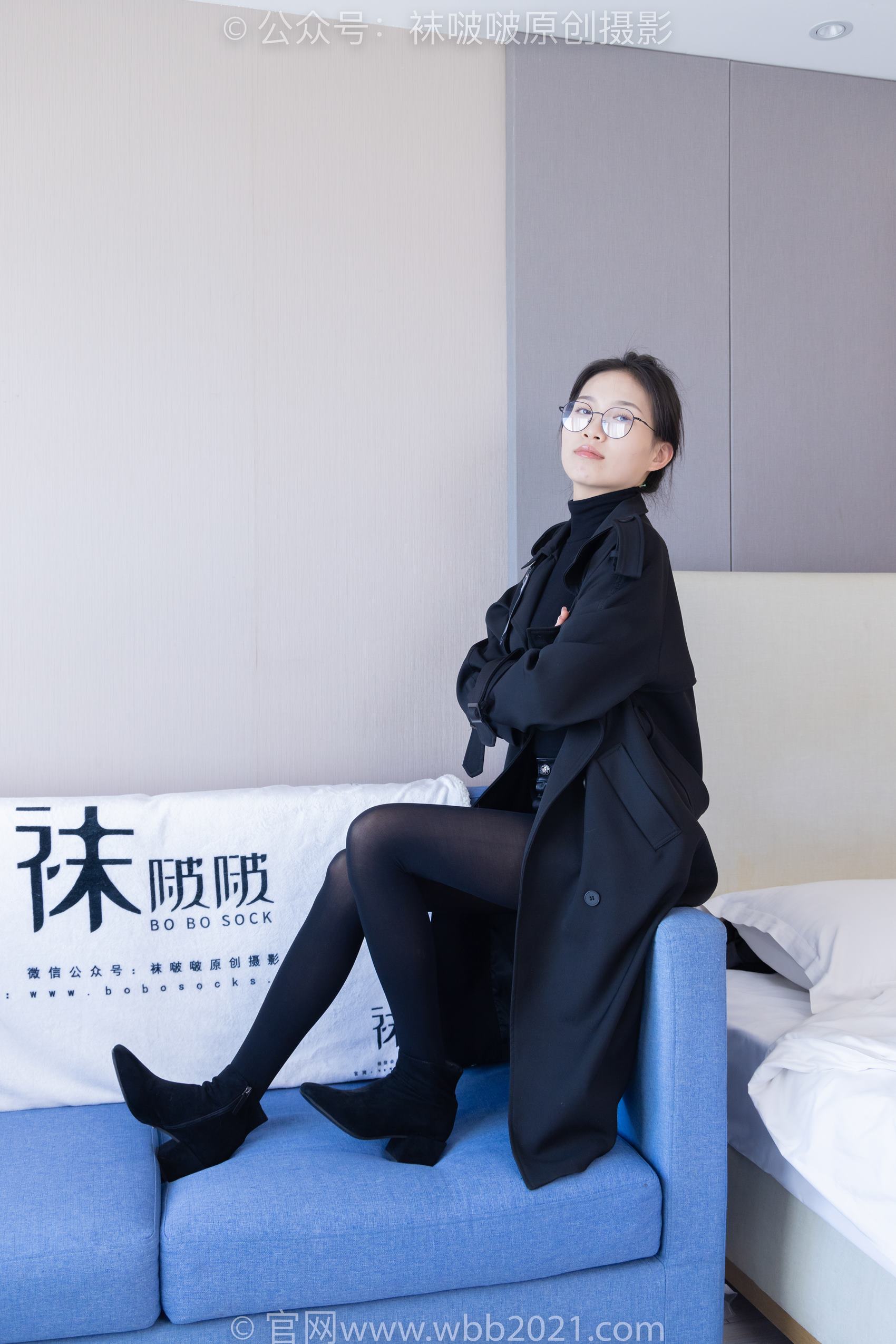 图片[4]-[BoBoSocks袜啵啵]NO.224 小甜豆稚予-高跟鞋、咖啡色丝袜、裸足、ol至服[169P/1V/6.48GB]-美图