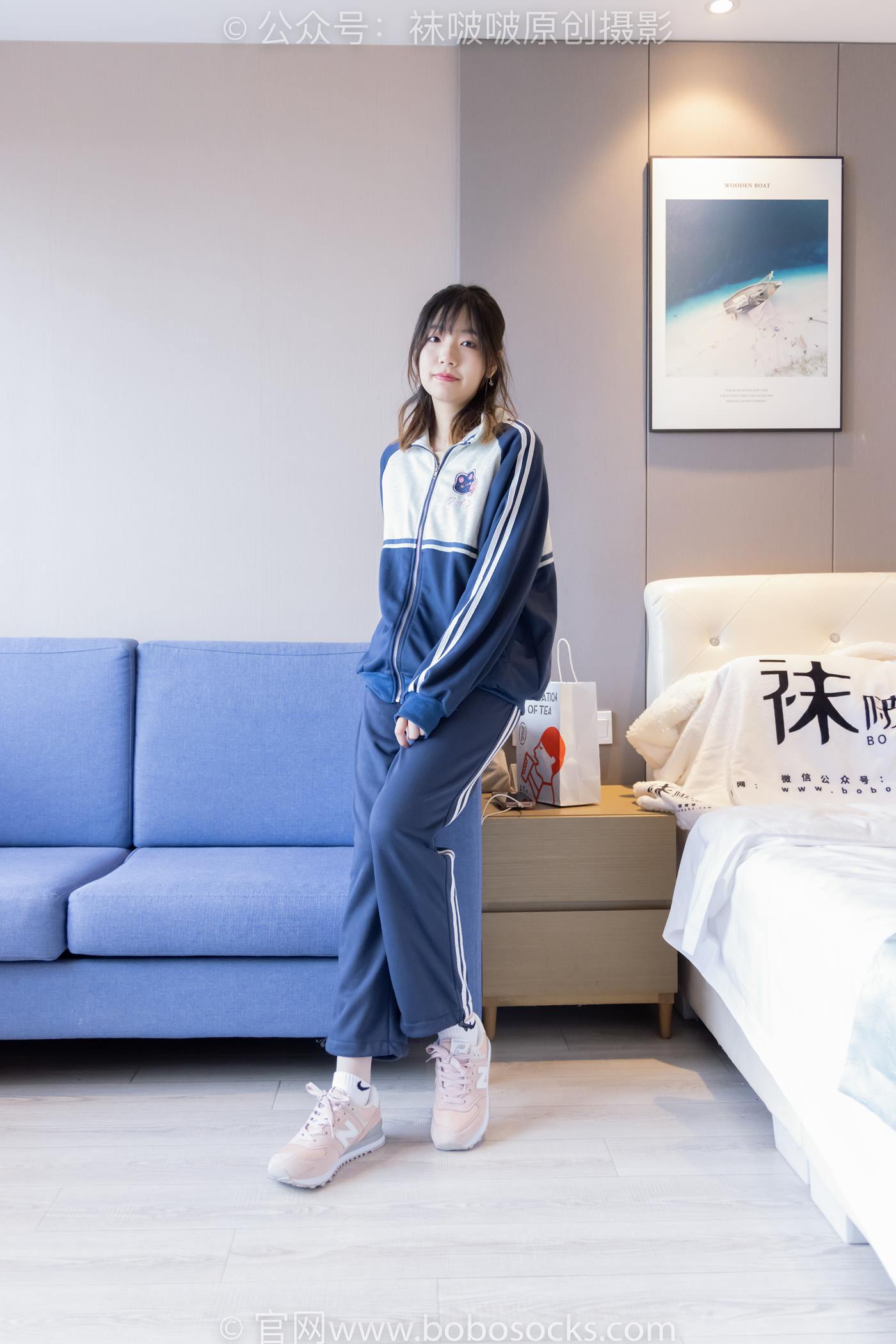 图片[2]-[BoBoSocks袜啵啵]NO.226 小甜豆-运动鞋、白棉袜、白丝[140P/1V/6.51GB]-美图