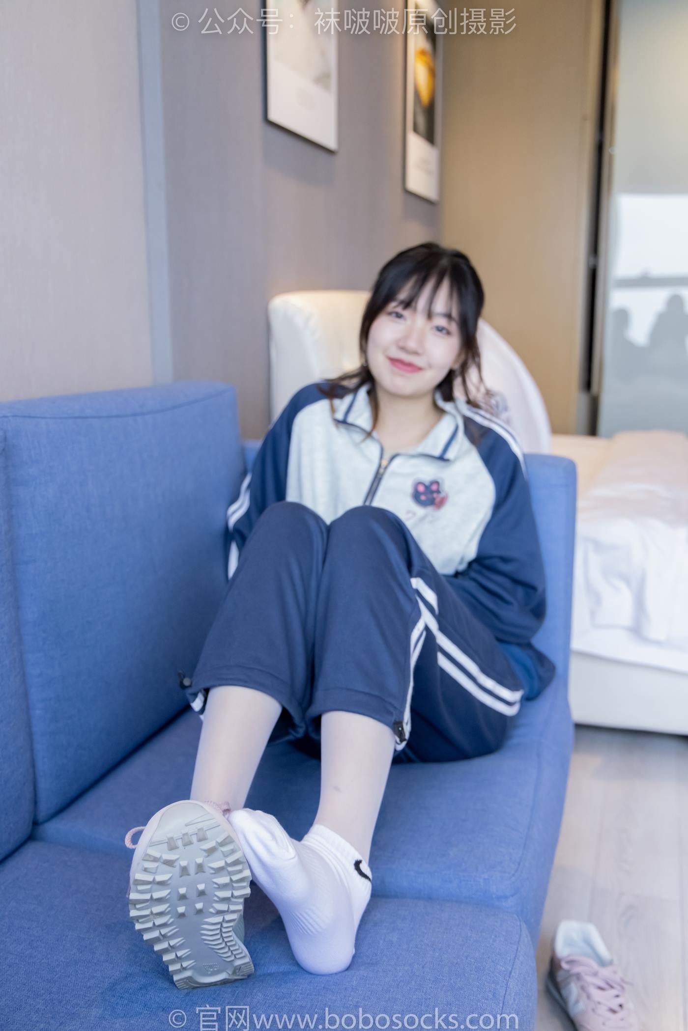 图片[3]-[BoBoSocks袜啵啵]NO.226 小甜豆-运动鞋、白棉袜、白丝[140P/1V/6.51GB]-美图