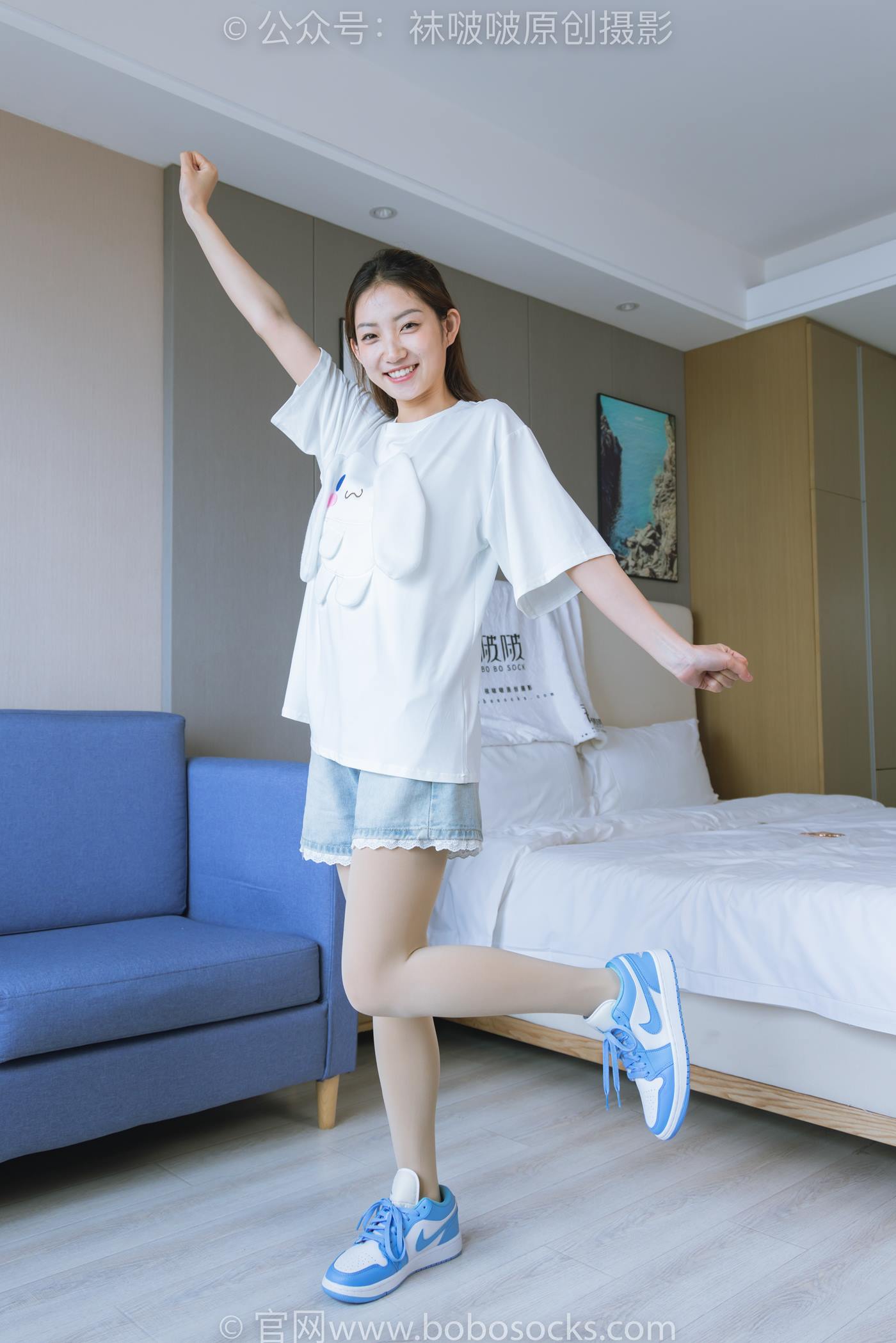 图片[2]-[BoBoSocks袜啵啵]NO.228 小沫-板鞋、厚肉丝、裸足[145P/1V/5.52GB]-美图