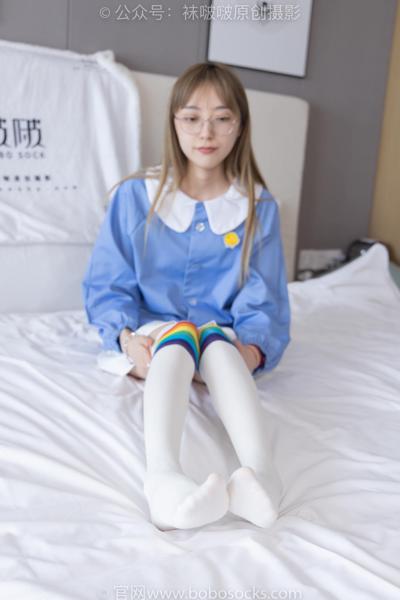 图片[3]-[BoBoSocks袜啵啵]NO.229 稚予-板鞋、皮鞋、两双大腿袜[155P/1V/5.90GB]-美图