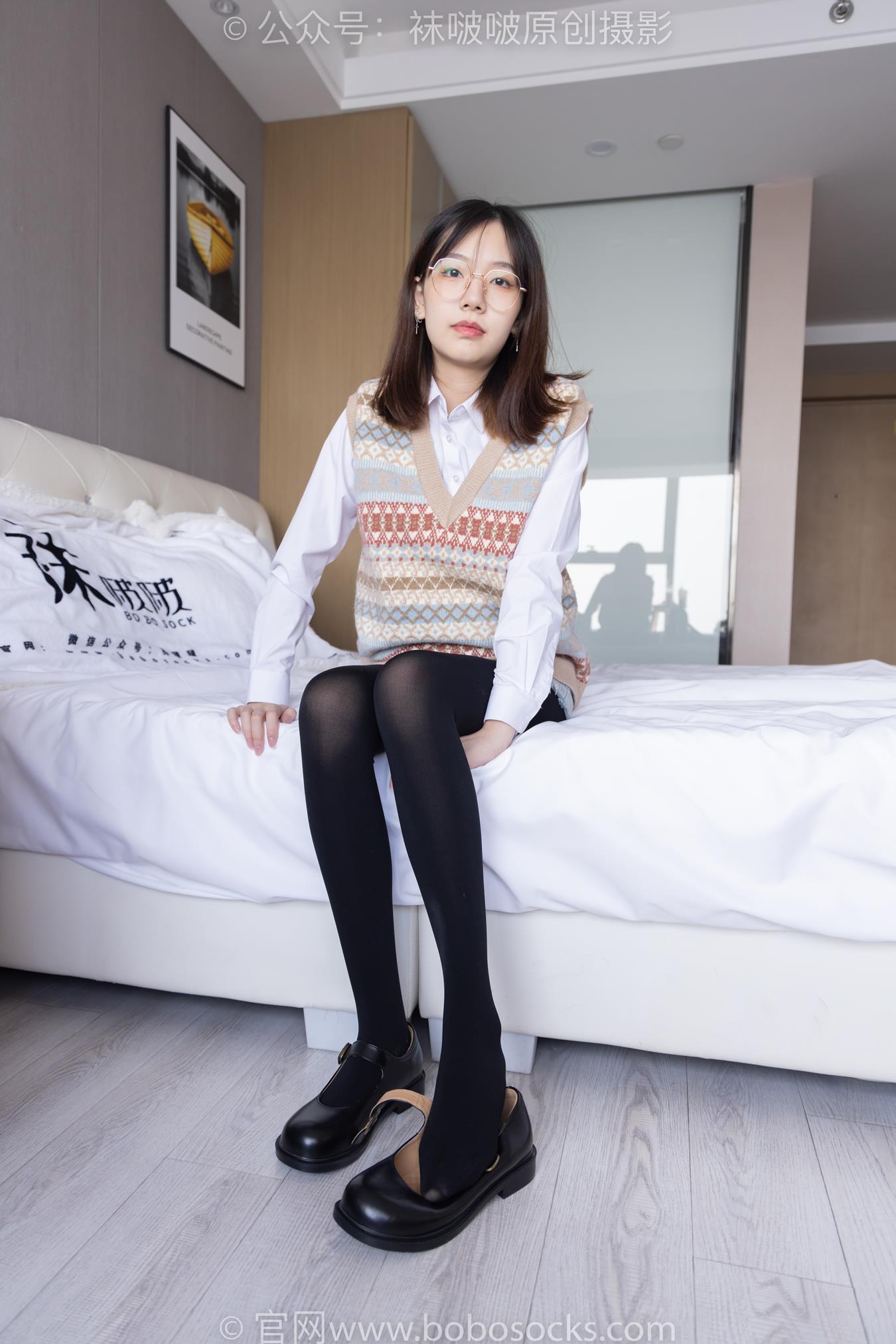 图片[3]-[BoBoSocks袜啵啵]NO.169 小甜豆-黑皮鞋、厚黑丝、厚肉丝[145P/1V/6.16GB]-美图