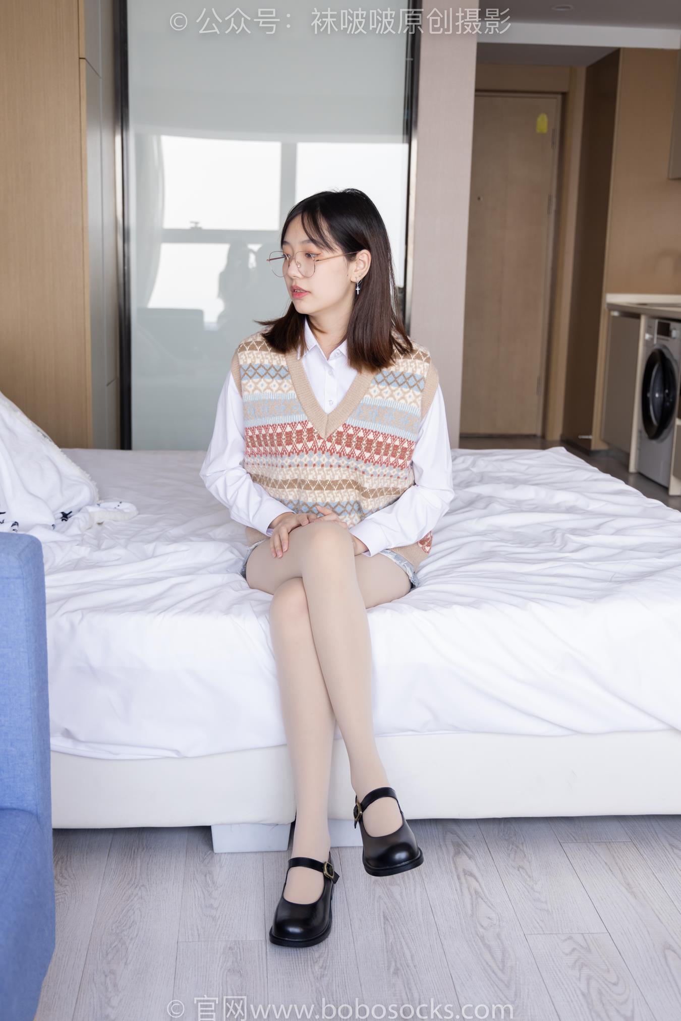 图片[4]-[BoBoSocks袜啵啵]NO.169 小甜豆-黑皮鞋、厚黑丝、厚肉丝[145P/1V/6.16GB]-美图