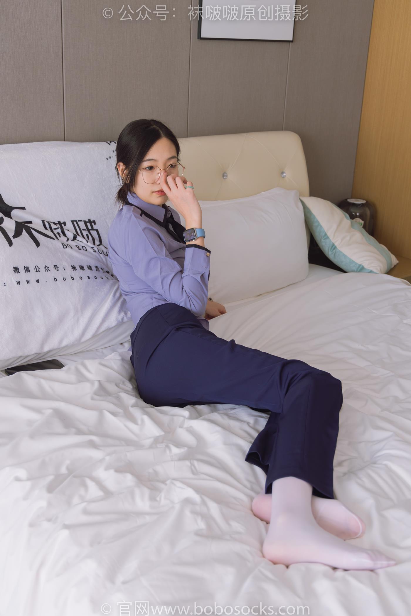 图片[4]-[BoBoSocks袜啵啵]NO.178 小甜豆-高跟鞋、厚白丝、ol风裤里丝[140P/1V/5.77GB]-美图