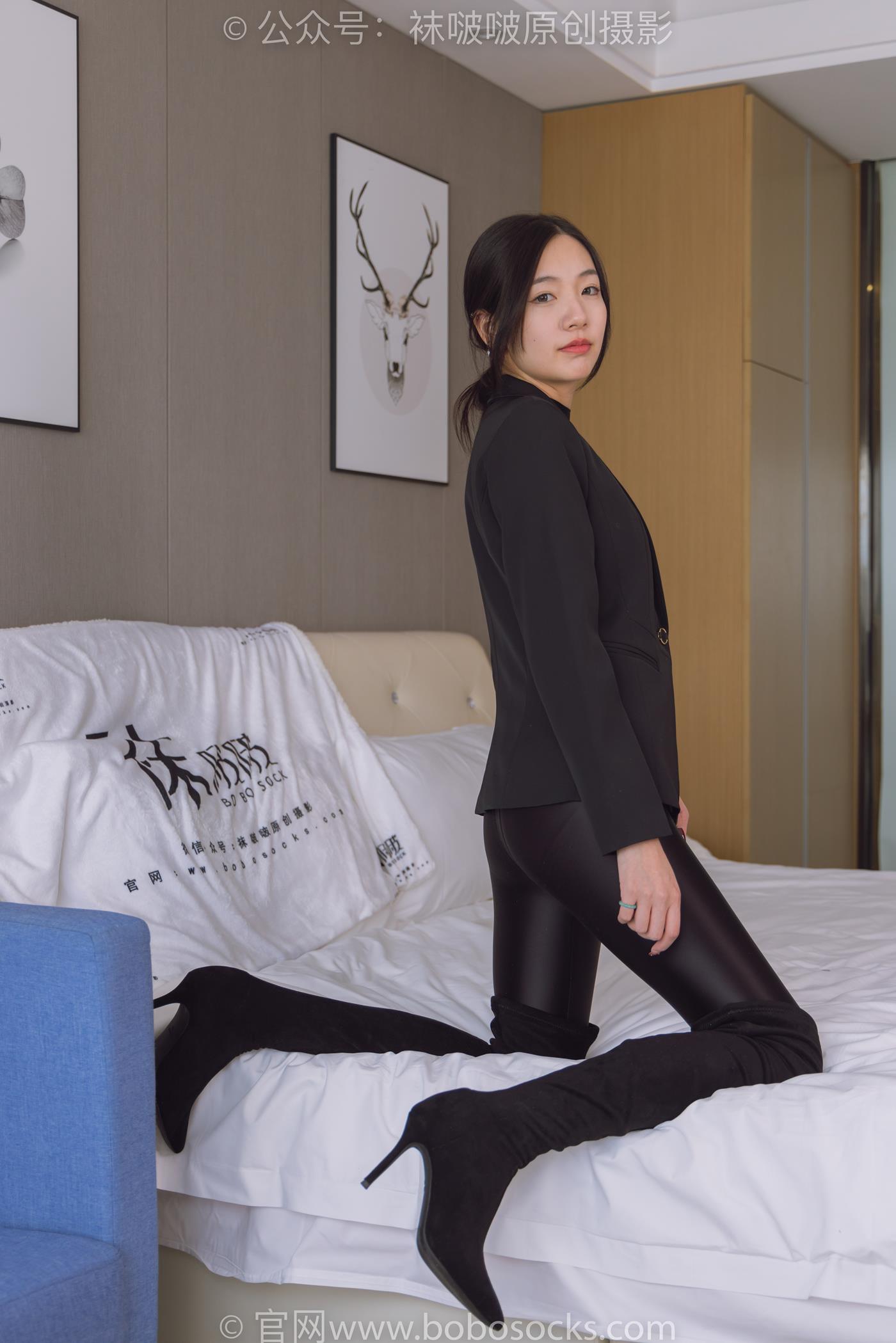 图片[2]-[BoBoSocks袜啵啵]NO.188 小甜豆-连体泳衣、高跟长靴、短肉丝、裸足[147P/1V/5.75GB]-美图