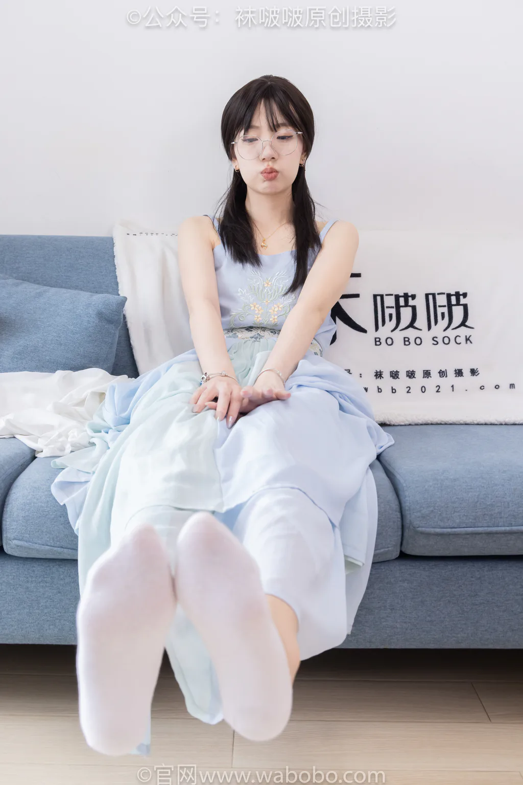 图片[3]-[BoBoSocks袜啵啵]NO.643 小甜豆-汉服、白船袜、薄肉丝、裸足[164P/1V/6.66GB]-美图