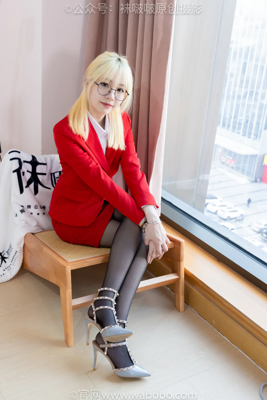 图片[2]-[BoBoSocks袜啵啵]NO.645 小甜豆-两双高跟鞋、薄黑丝、裸足[147P/1V/6.64GB]-美图