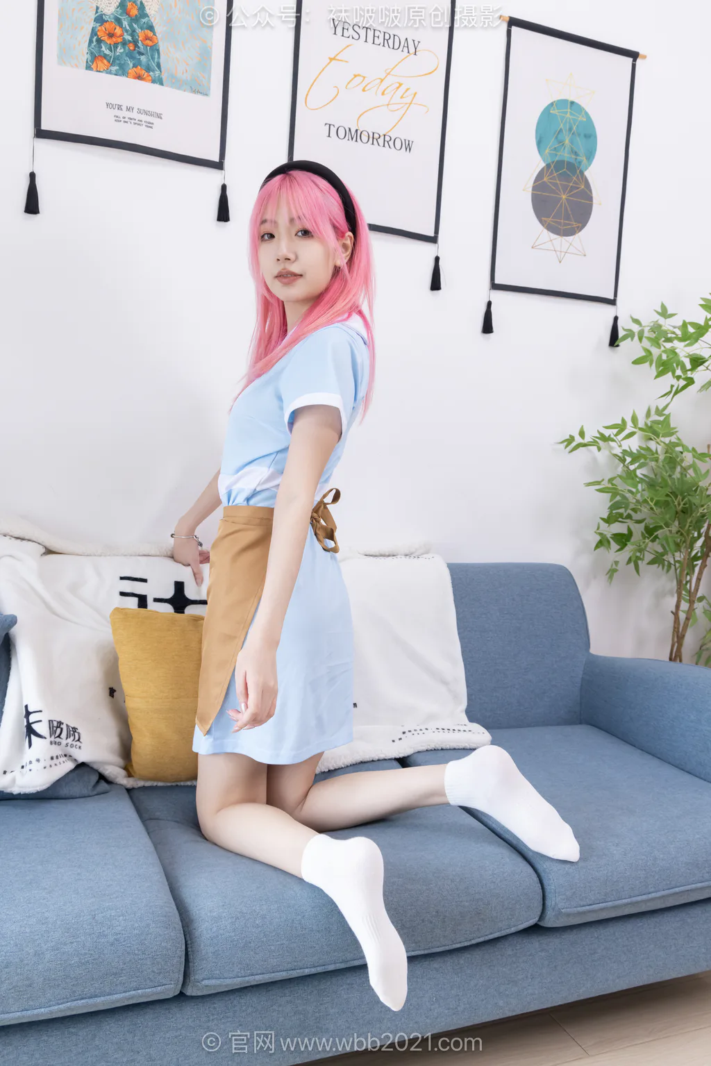 [BoBoSocks袜啵啵]NO.649 小甜豆-平底凉鞋、裸足、纯白棉袜[200P/1V/7.01GB]-美图