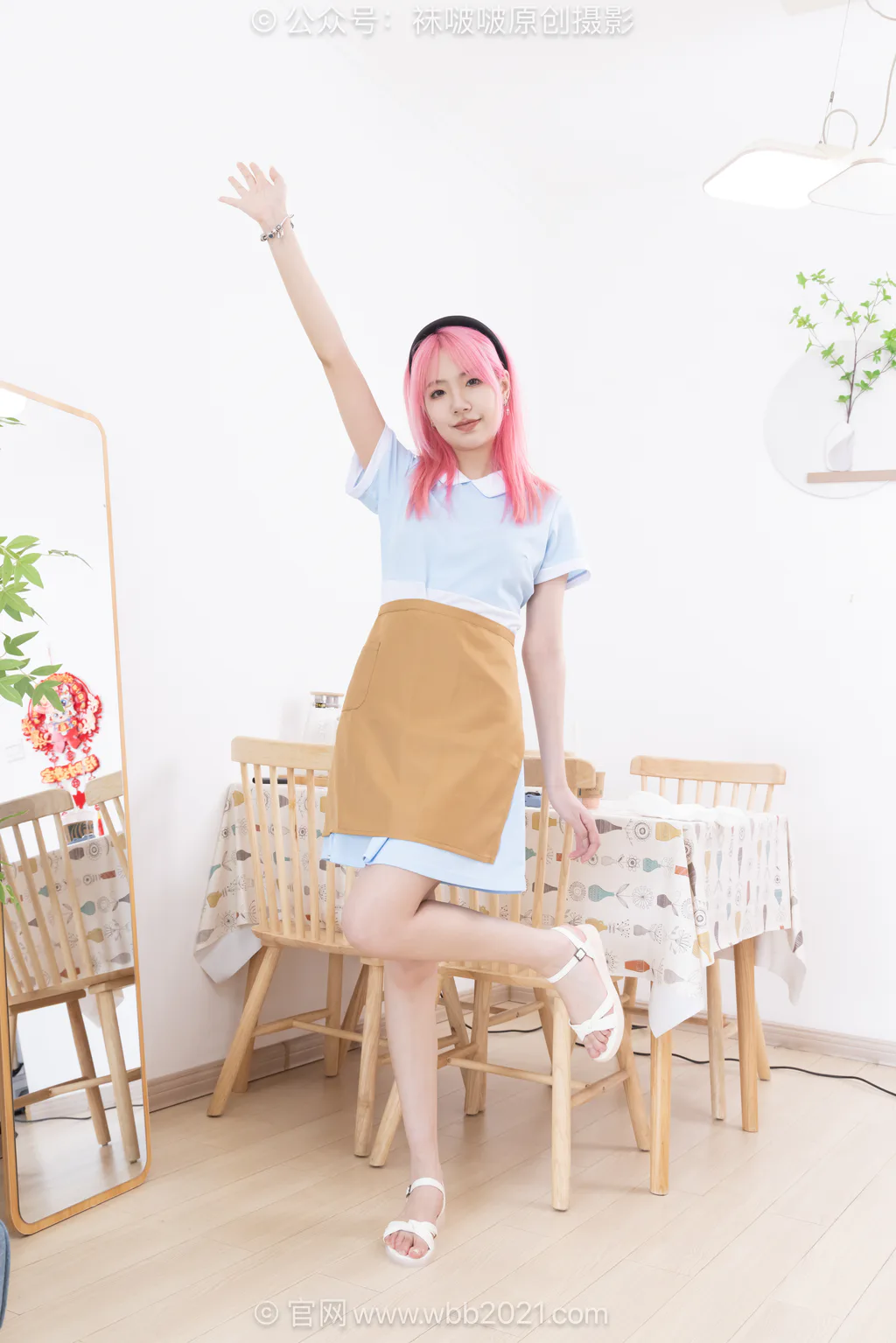 图片[2]-[BoBoSocks袜啵啵]NO.649 小甜豆-平底凉鞋、裸足、纯白棉袜[200P/1V/7.01GB]-美图