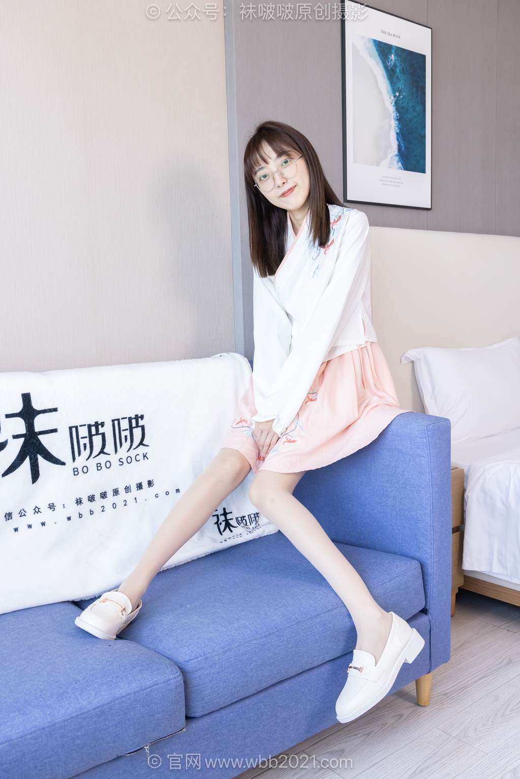 图片[3]-[BoBoSocks袜啵啵]NO.595 稚予-皮鞋、平底布鞋、薄肉丝、薄白丝[155P/1V/7.16GB]-美图