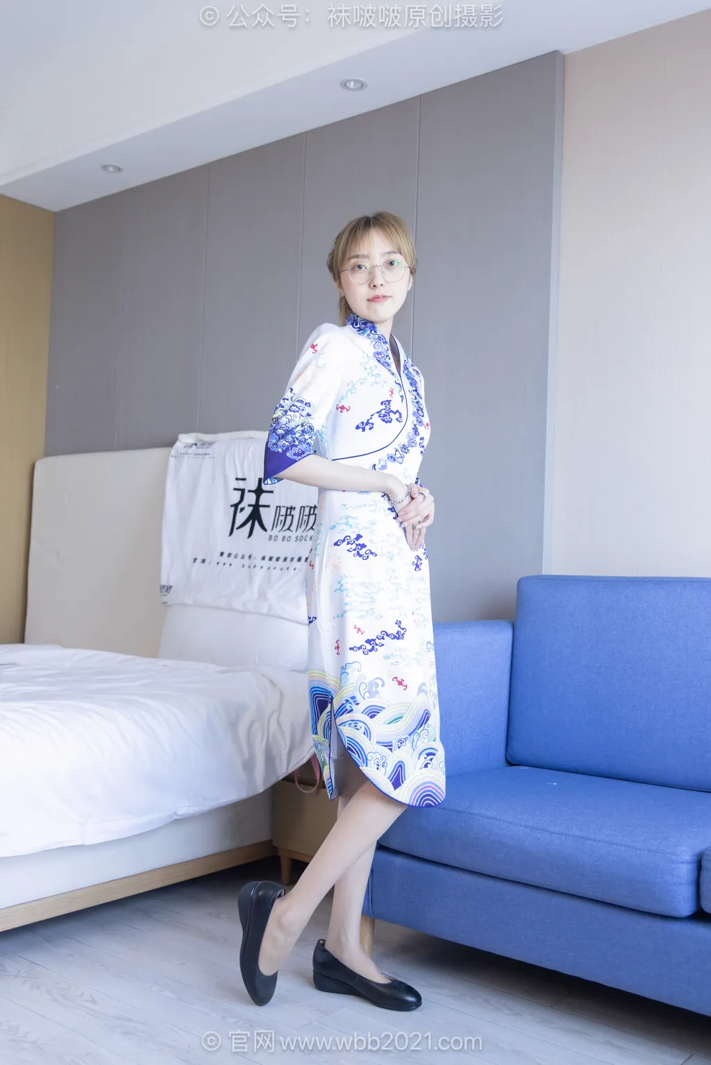 图片[2]-[BoBoSocks袜啵啵]NO.604 稚予-皮鞋、薄肉丝、空姐旗袍至服[145P/1V/5.83GB]-美图