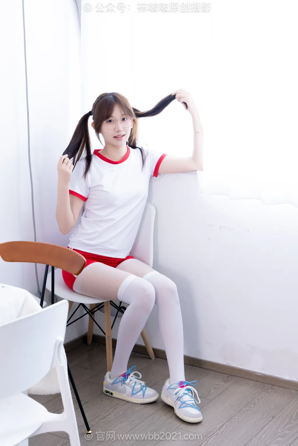 图片[2]-[BoBoSocks袜啵啵]NO.611 香菜-板鞋、厚白丝过膝袜、薄白丝、体操服[148P/1V/5.89GB]-美图