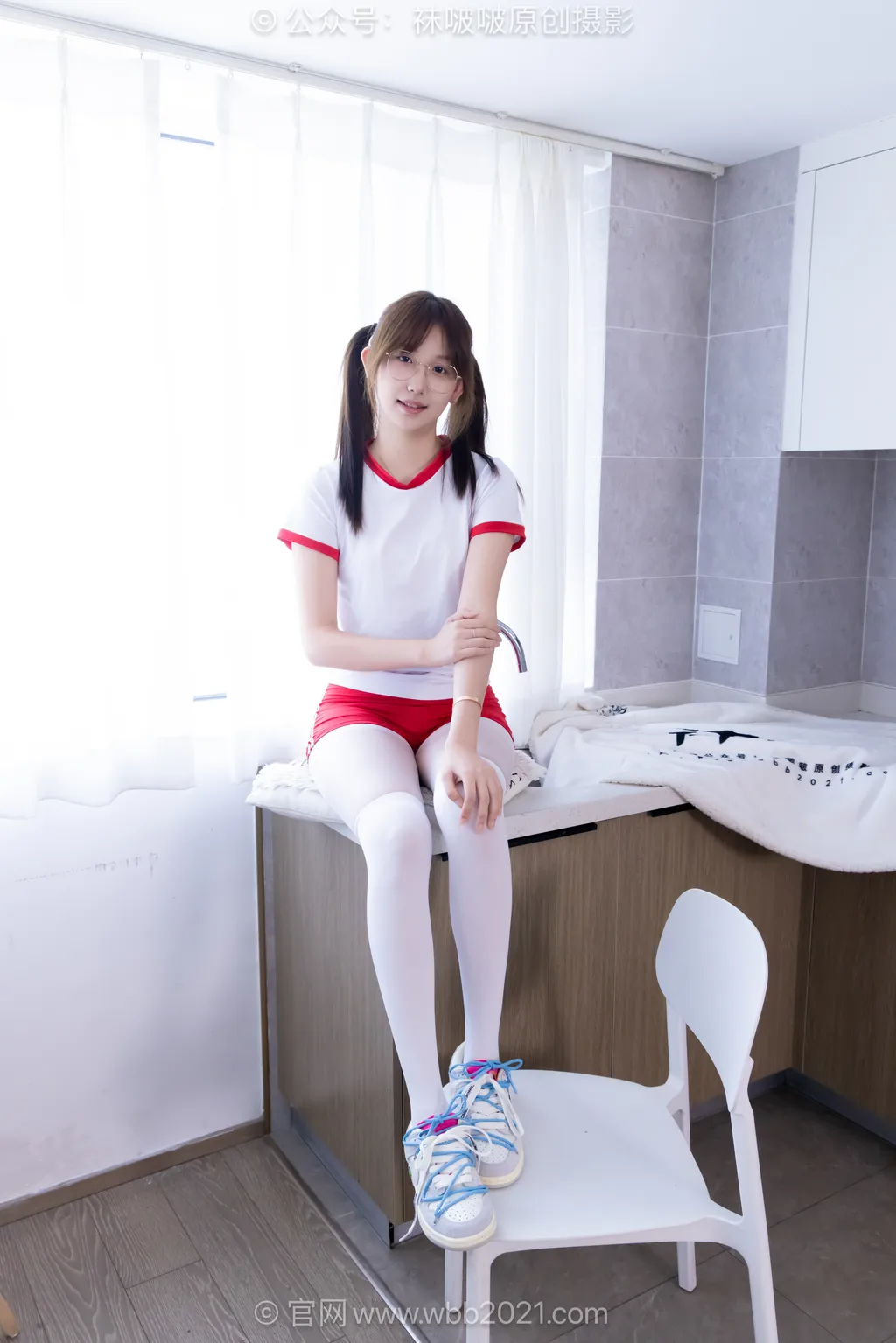 图片[3]-[BoBoSocks袜啵啵]NO.611 香菜-板鞋、厚白丝过膝袜、薄白丝、体操服[148P/1V/5.89GB]-美图