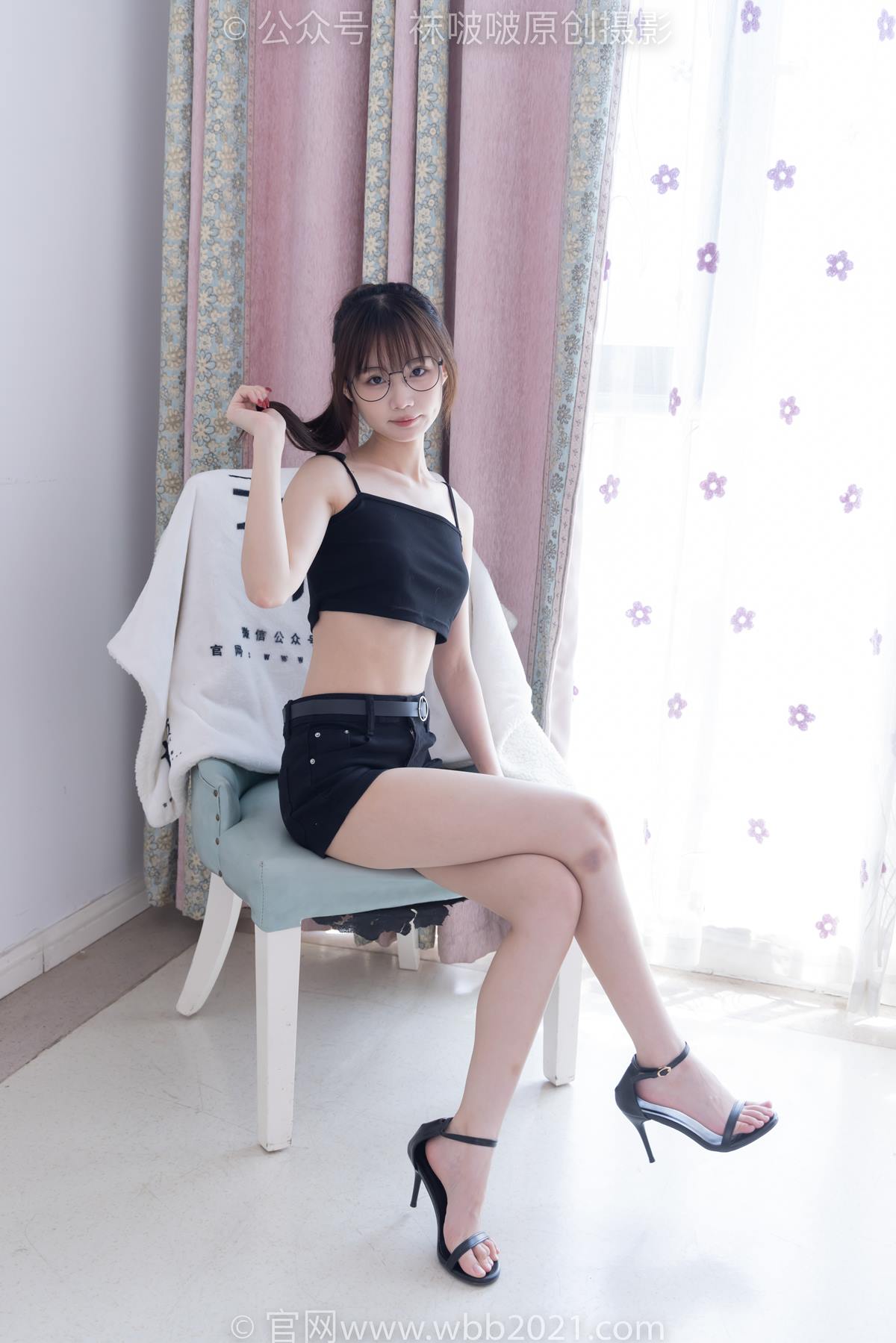 图片[2]-[BoBoSocks袜啵啵]NO.565 甜甜圈-高跟鞋、薄黑丝[150P/1V/5.44GB]-美图