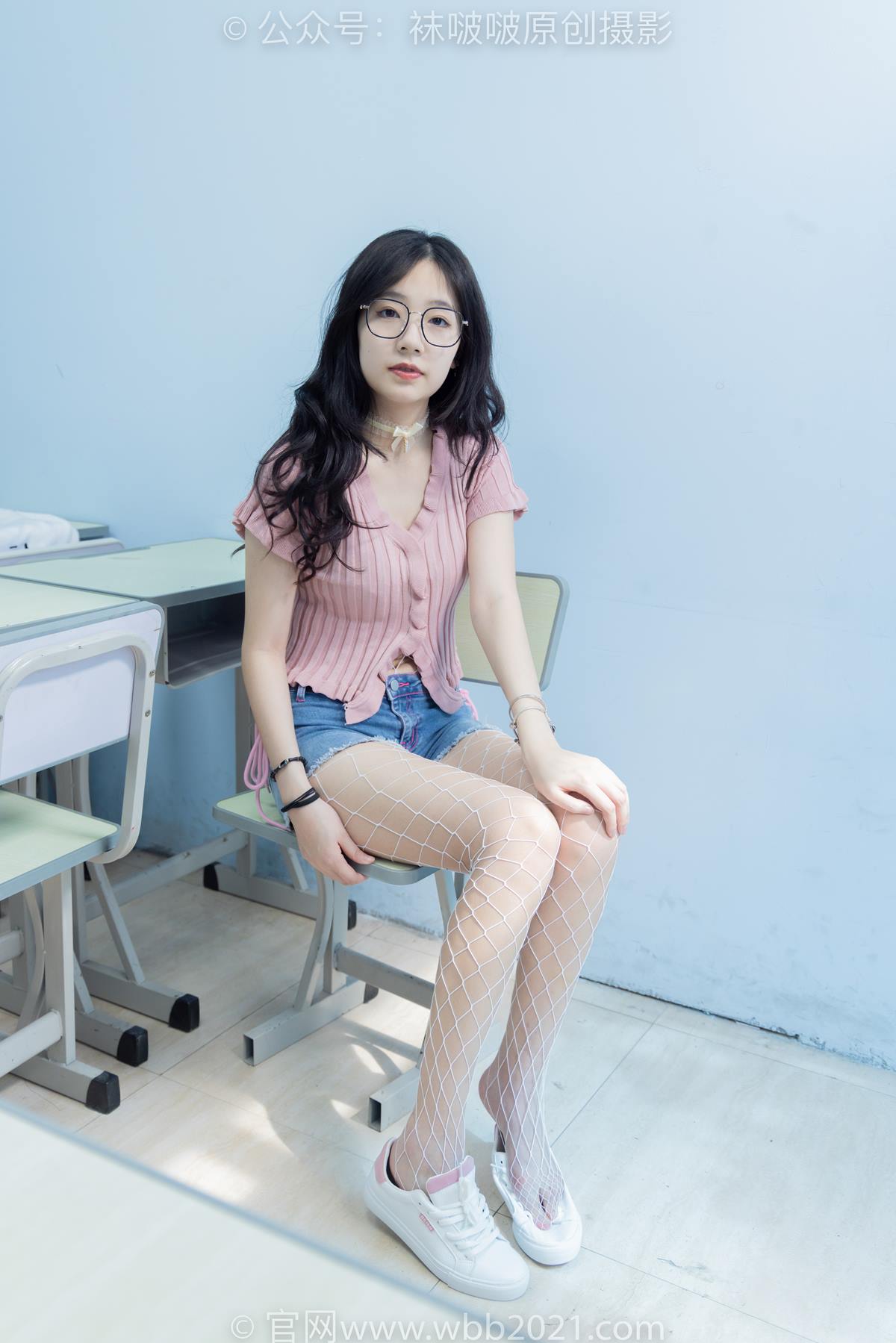 图片[2]-[BoBoSocks袜啵啵]NO.566 小甜豆-高跟鞋、板鞋、白往袜、白蕾SI袜、校服[146P/1V/9.48GB]-美图