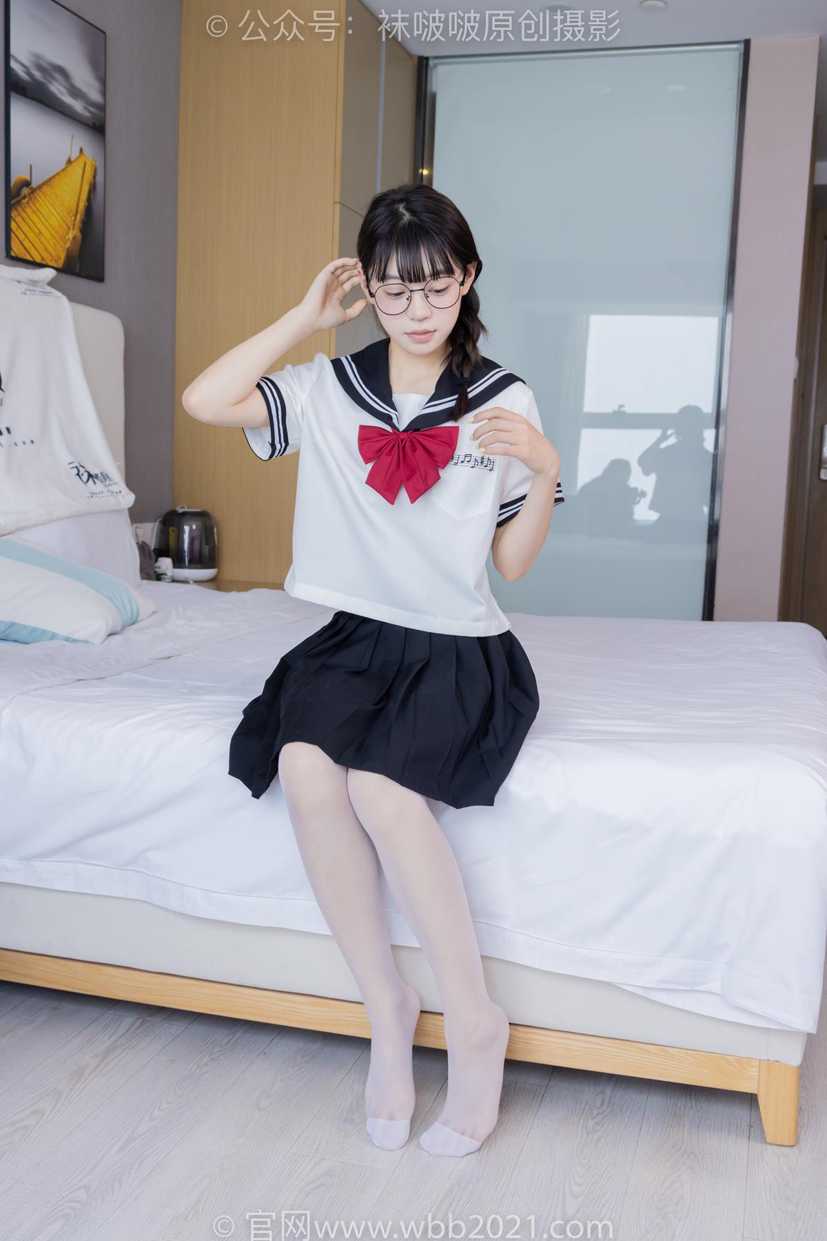 图片[2]-[BoBoSocks袜啵啵]NO.548 糯米-运动鞋、堆堆袜套、薄白丝、jk至服[145P/1V/6.08GB]-美图