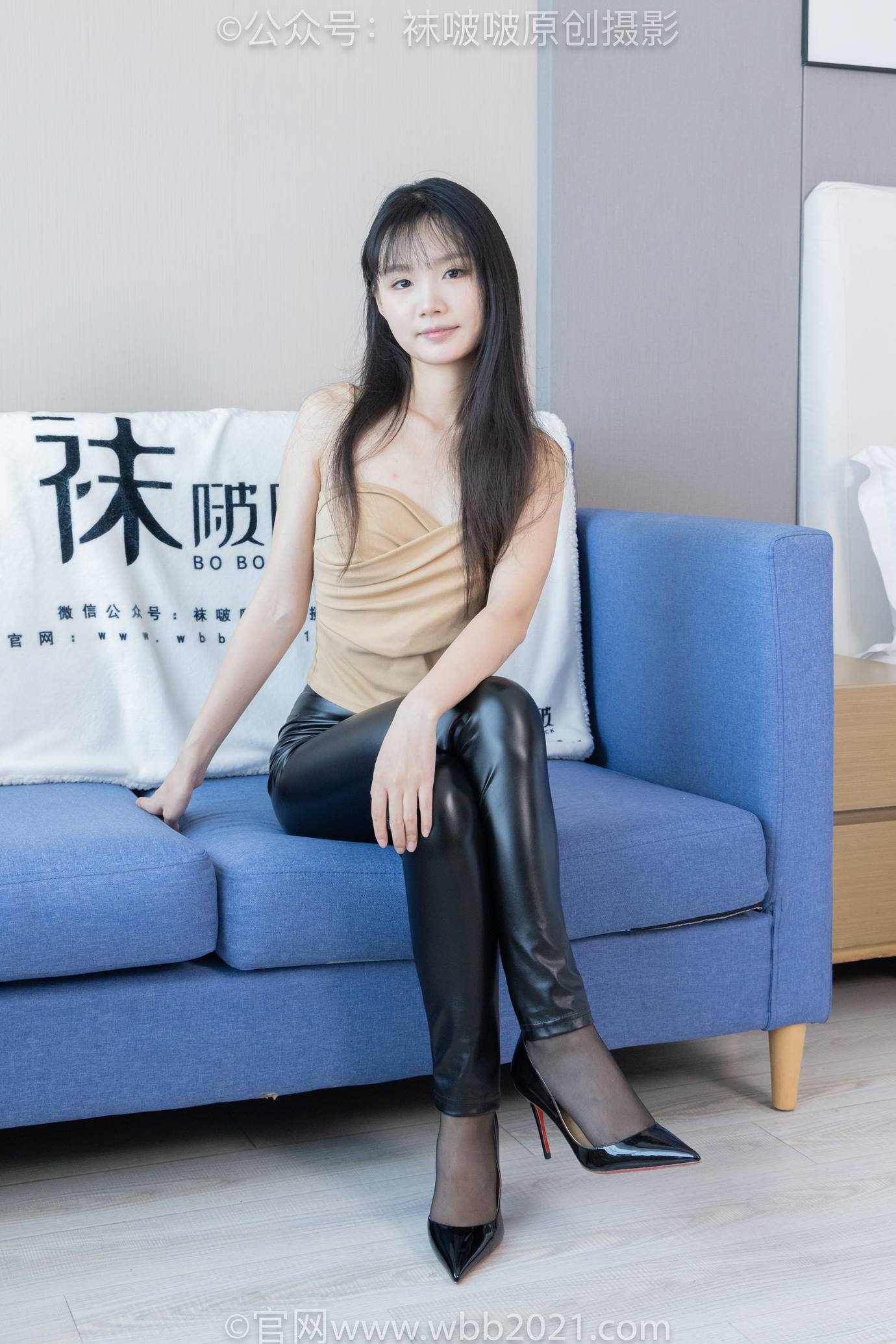 图片[2]-[BoBoSocks袜啵啵]NO.515 甜甜圈-高跟鞋、薄黑丝、皮裤裤里丝[147P/1V/7.51GB]-美图