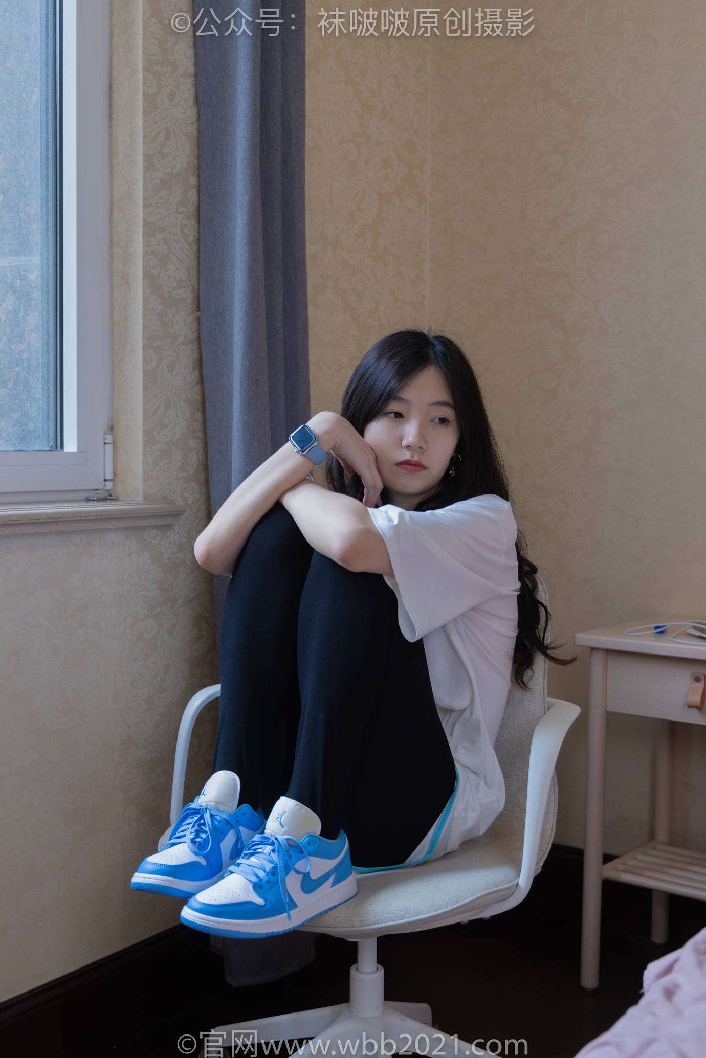 图片[3]-[BoBoSocks袜啵啵]NO.516 小甜豆-板鞋、厚黑色踩脚裤袜、白棉袜[145P/1V/7.18GB]-美图