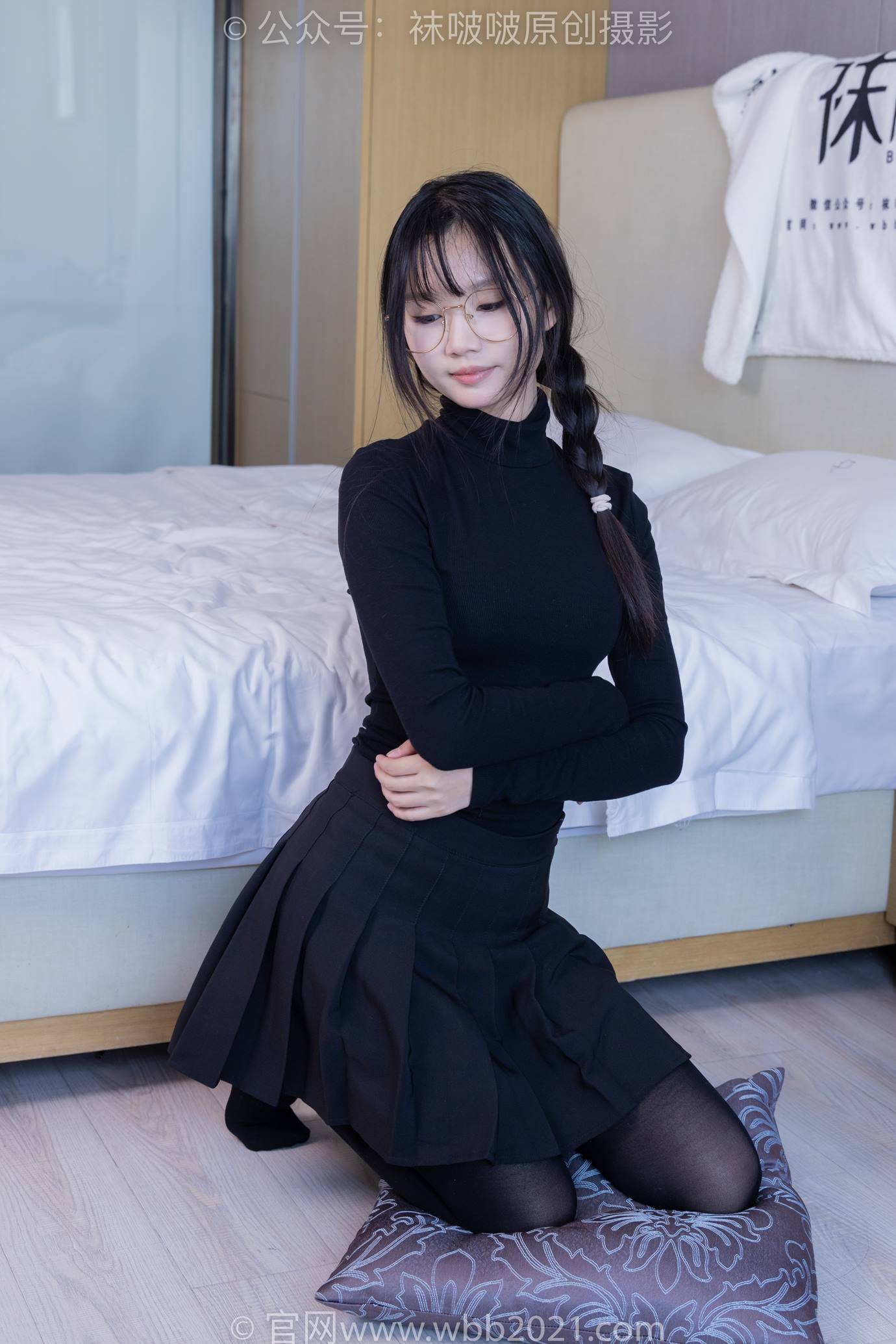 图片[2]-[BoBoSocks袜啵啵]NO.523 甜甜圈-皮鞋、厚黑丝[145P/1V/6.12GB]-美图