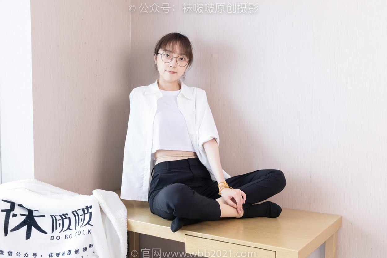 图片[1]-[BoBoSocks袜啵啵]NO.535 稚予-高跟鞋、皮鞋、黑棉袜、薄肉丝、裤里丝[160P/1V/6.04GB]-美图