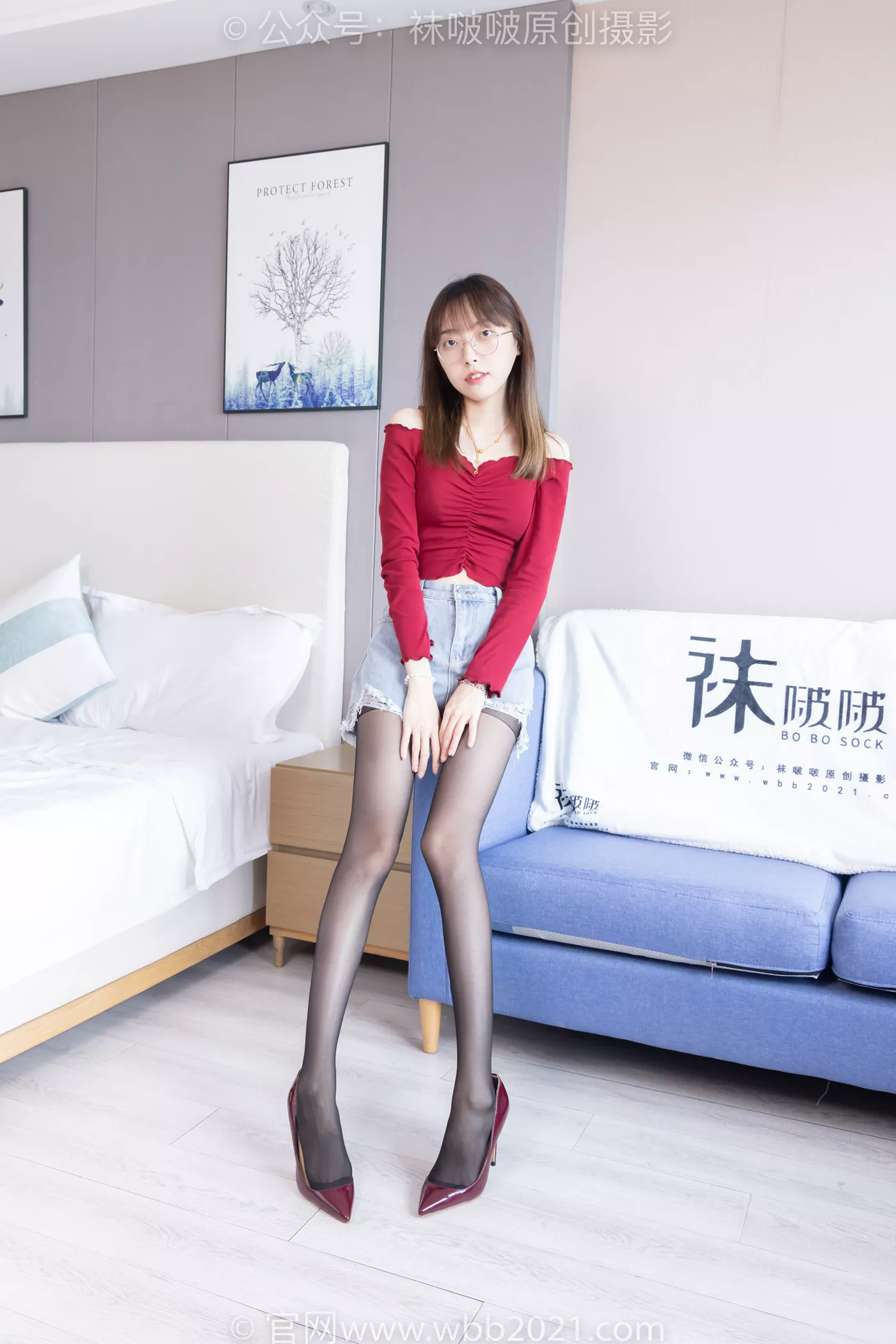 图片[3]-[BoBoSocks袜啵啵]NO.473 稚予-高跟鞋、黑丝、挑鞋[140P/1V/5.25GB]-美图