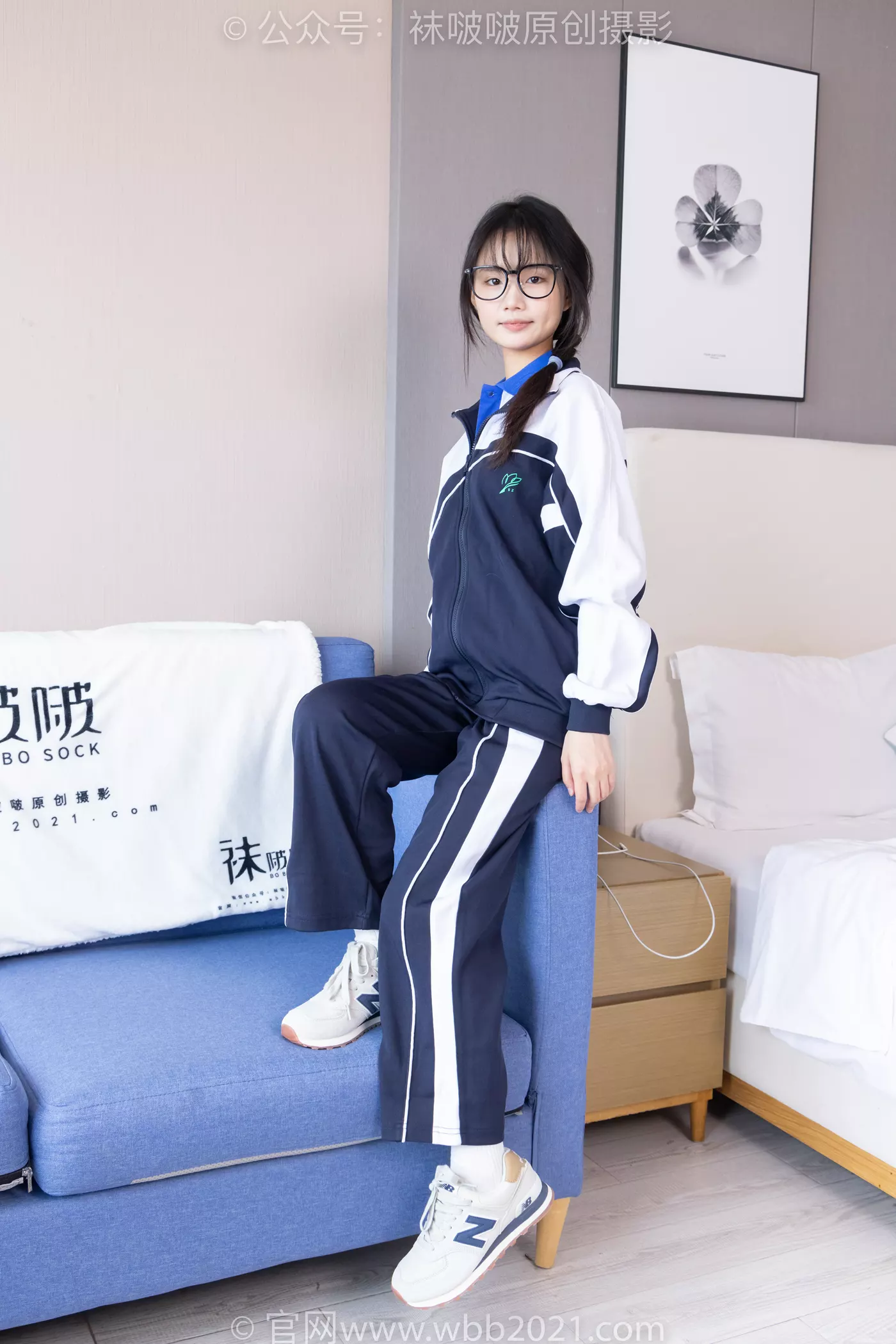 图片[3]-[BoBoSocks袜啵啵]NO.456 甜甜圈-运动鞋、白棉袜、裸足、校服[150P/1V/6.46GB]-美图