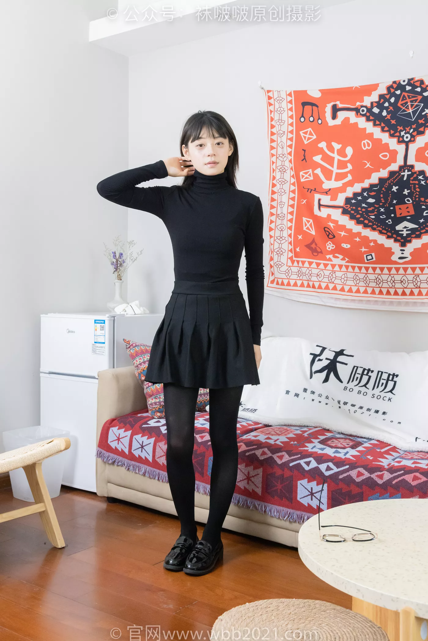 图片[2]-[BoBoSocks袜啵啵]NO.466 糯米-皮鞋、厚黑丝[140P/1V/7.09GB]-美图