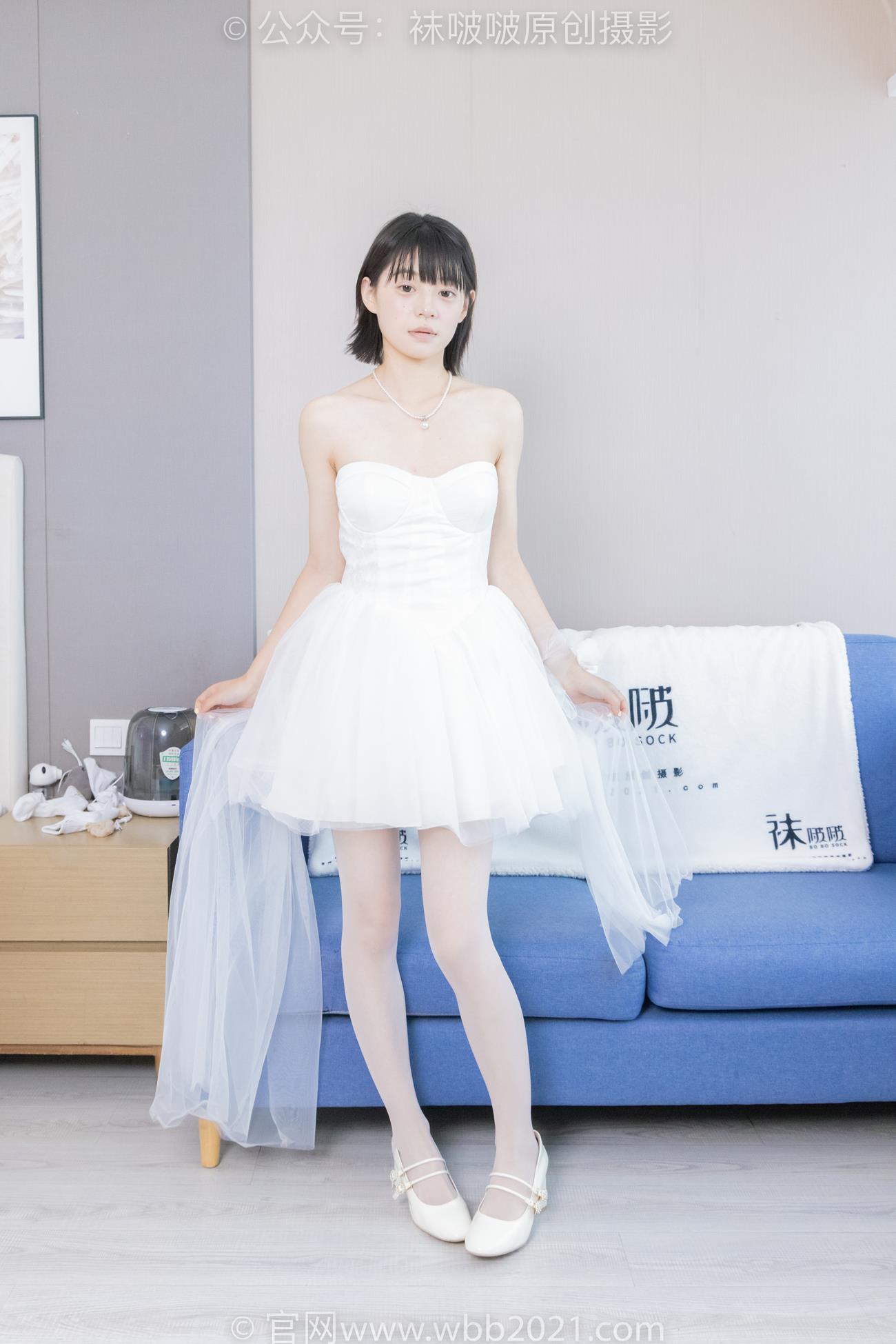 图片[2]-[BoBoSocks袜啵啵]NO.443 糯米-高跟鞋、白丝、裸足[139P/1V/6.32GB]-美图