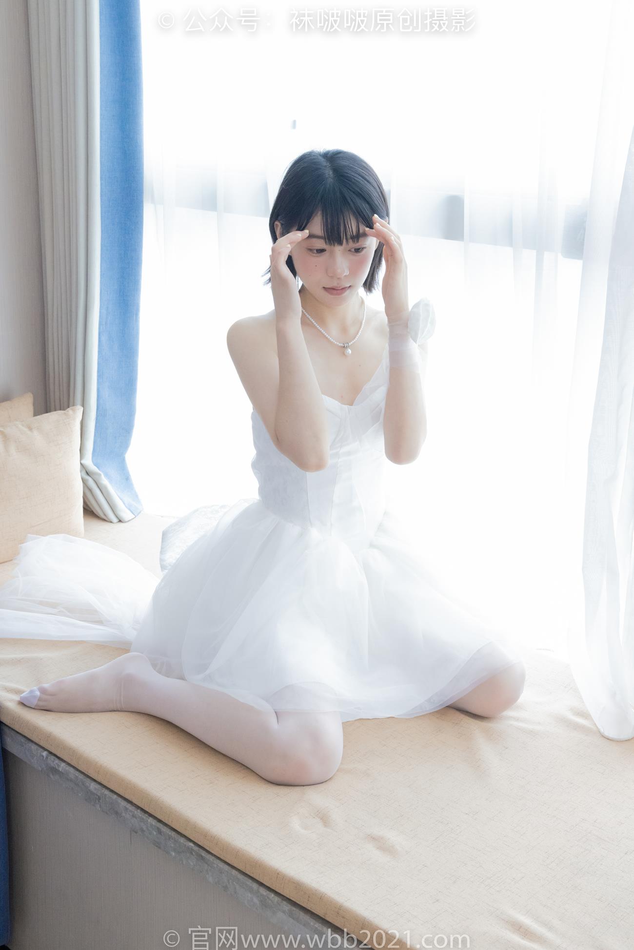 图片[3]-[BoBoSocks袜啵啵]NO.443 糯米-高跟鞋、白丝、裸足[139P/1V/6.32GB]-美图