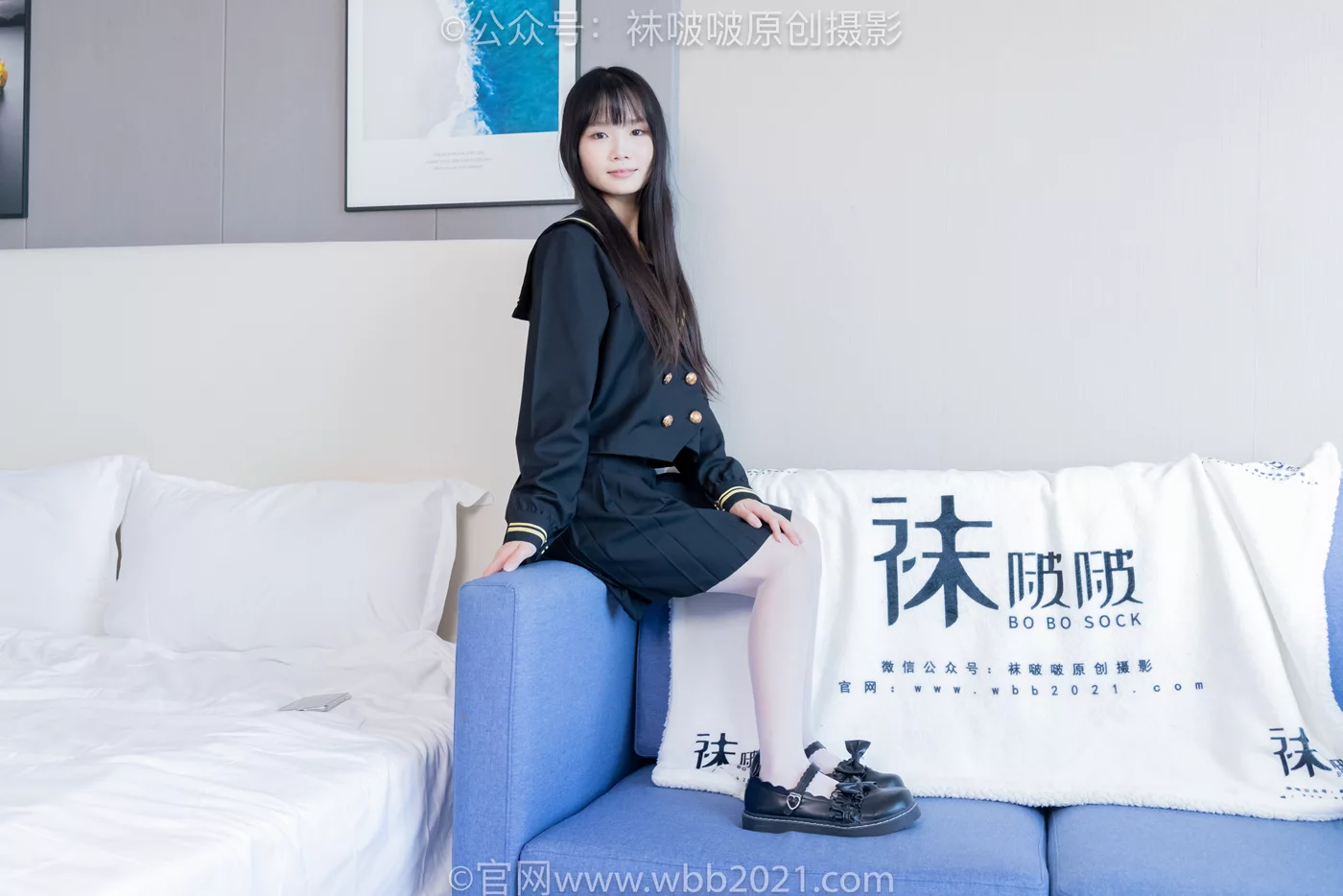 图片[3]-[BoBoSocks袜啵啵]NO.450 甜甜圈 皮鞋、白丝、裸足、裸足印泥踩脚印剧情[142P/1V/7.55GB]-美图