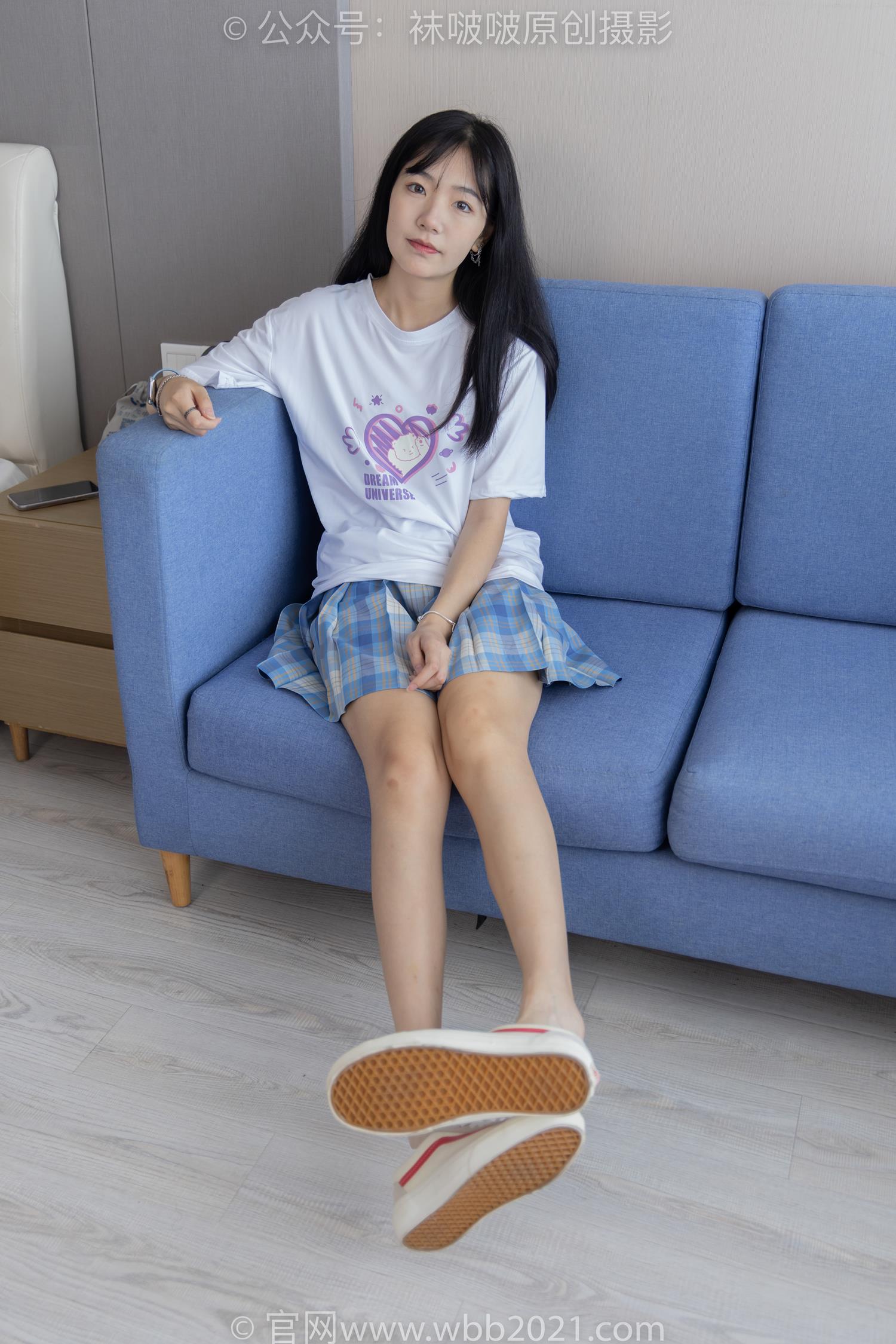 图片[3]-[BoBoSocks袜啵啵]NO.414 小甜豆-板鞋、帆布鞋、短白丝、船袜[150P/1V/5.52GB]-美图