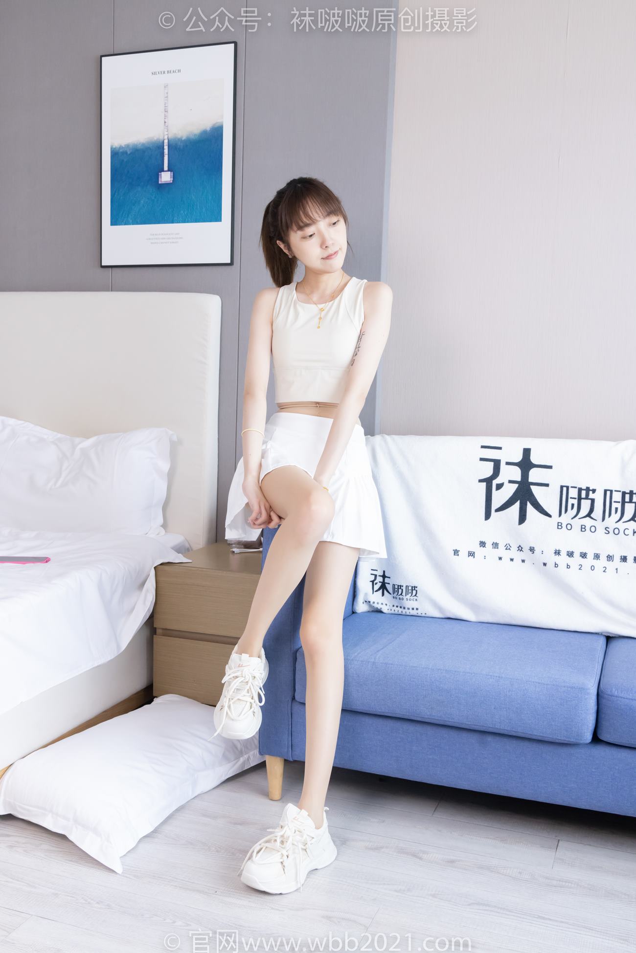 图片[6]-[BoBoSocks袜啵啵]NO.424 稚予-运动鞋、白棉袜、肉丝、腰丝[140P/1V/5.73GB]-美图