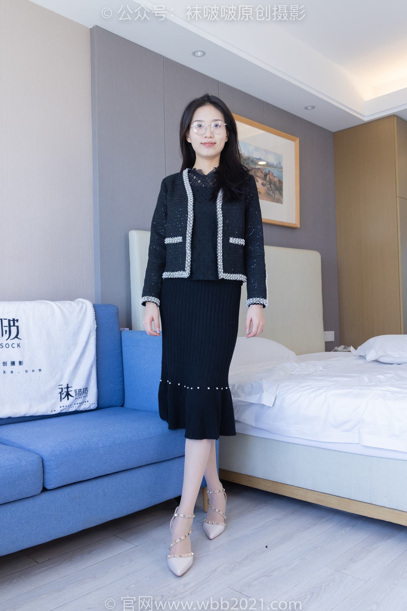 图片[2]-[BoBoSocks袜啵啵]NO.425 芝士-高跟鞋、板鞋、肉丝、黑丝[155P/1V/6.17GB]-美图