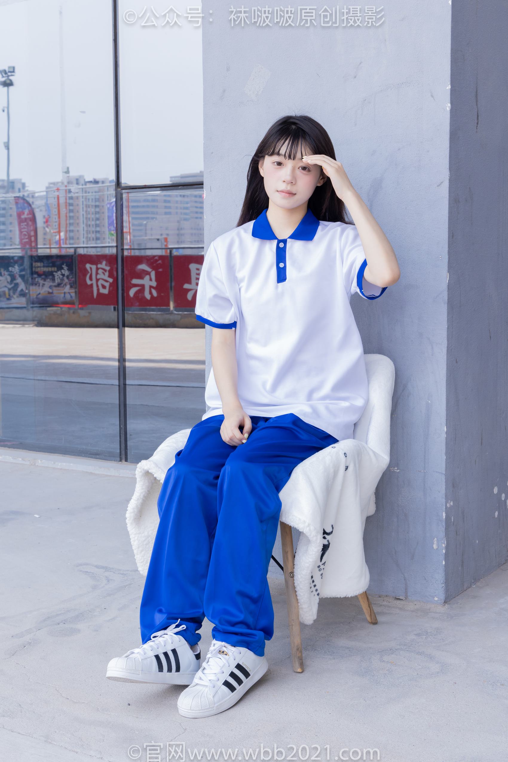 图片[3]-[BoBoSocks袜啵啵]NO.393 糯米-板鞋、白棉袜、裸足、校服[150P/1V/7.01GB]-美图