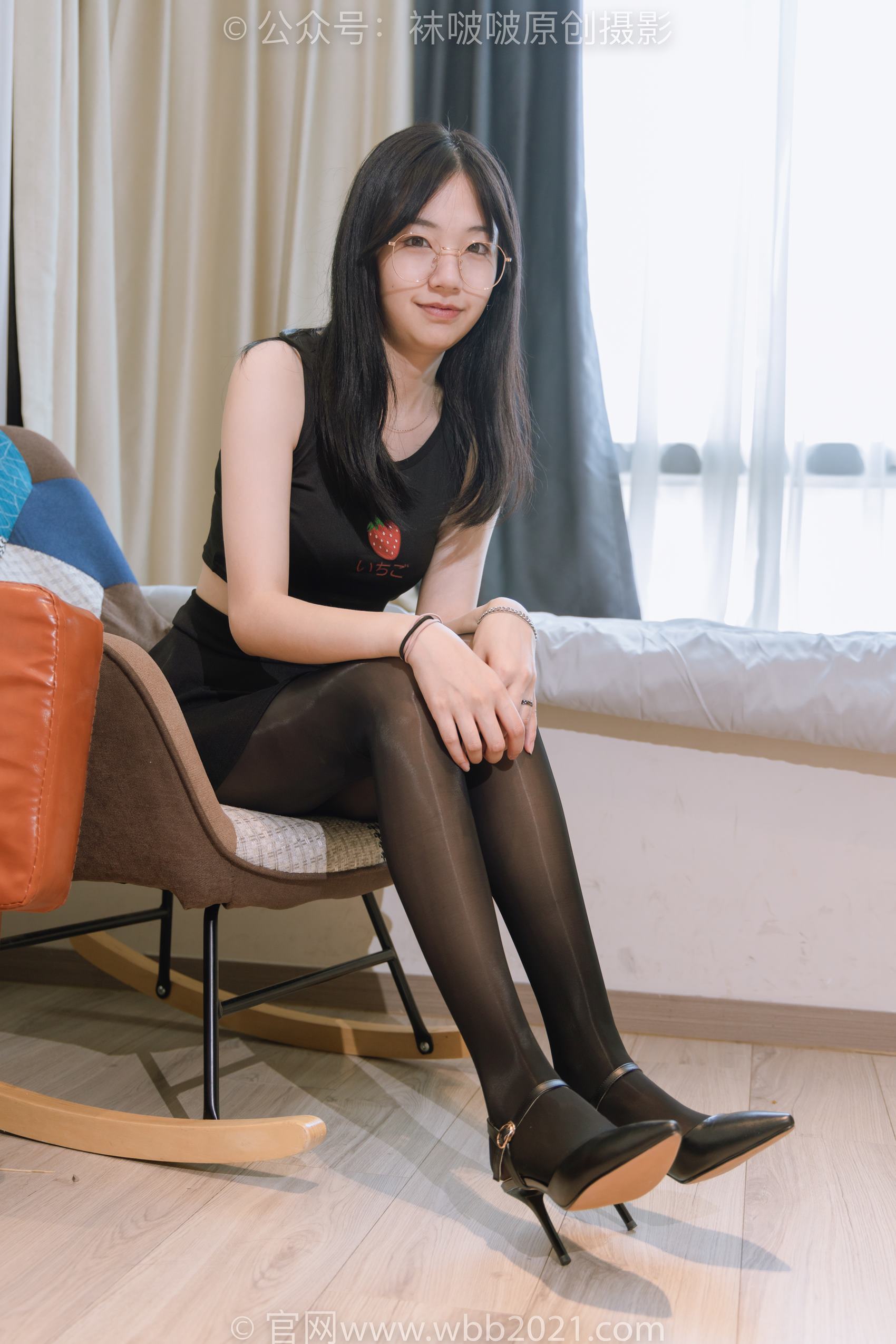 图片[6]-[BoBoSocks袜啵啵]NO.396 小甜豆-两双高跟鞋、油亮黑丝、油亮蓝丝[140P/2V/7.38GB]-美图