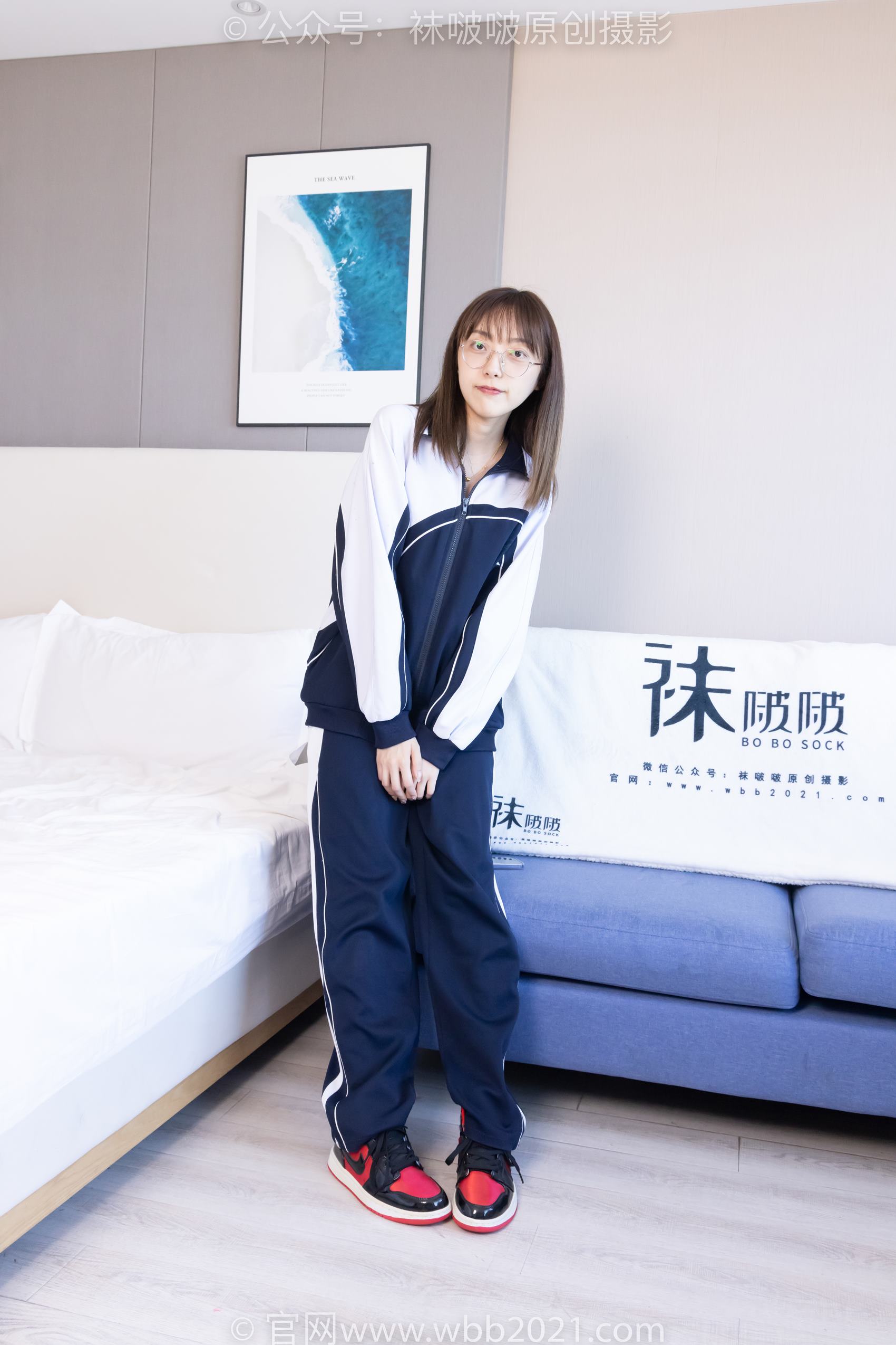 图片[2]-[BoBoSocks袜啵啵]NO.398 稚予-板鞋、白船袜、裸足、裸足[150P/1V/6.42GB]-美图