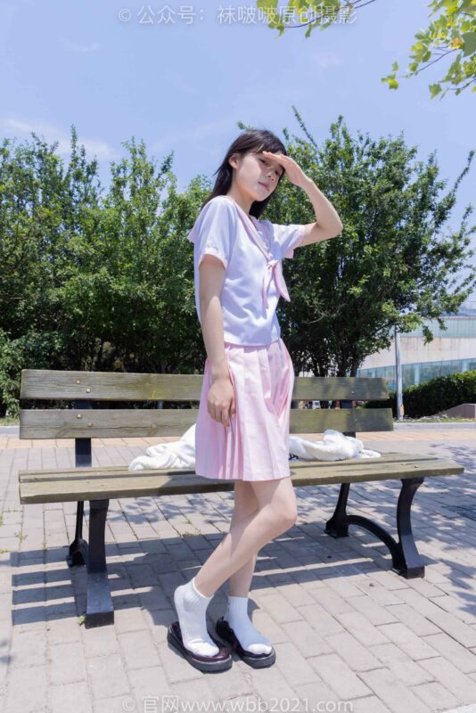 [BoBoSocks袜啵啵]NO.399 糯米-皮鞋、白棉袜、jk至服[145P/1V/6.34GB]-美图