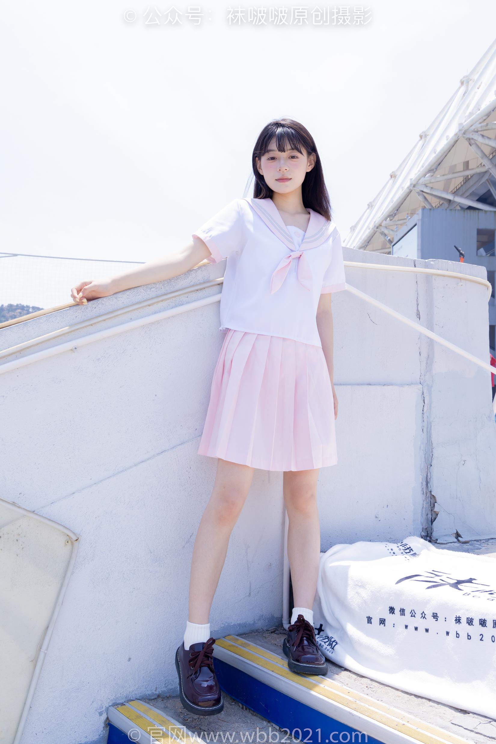 图片[3]-[BoBoSocks袜啵啵]NO.399 糯米-皮鞋、白棉袜、jk至服[145P/1V/6.34GB]-美图