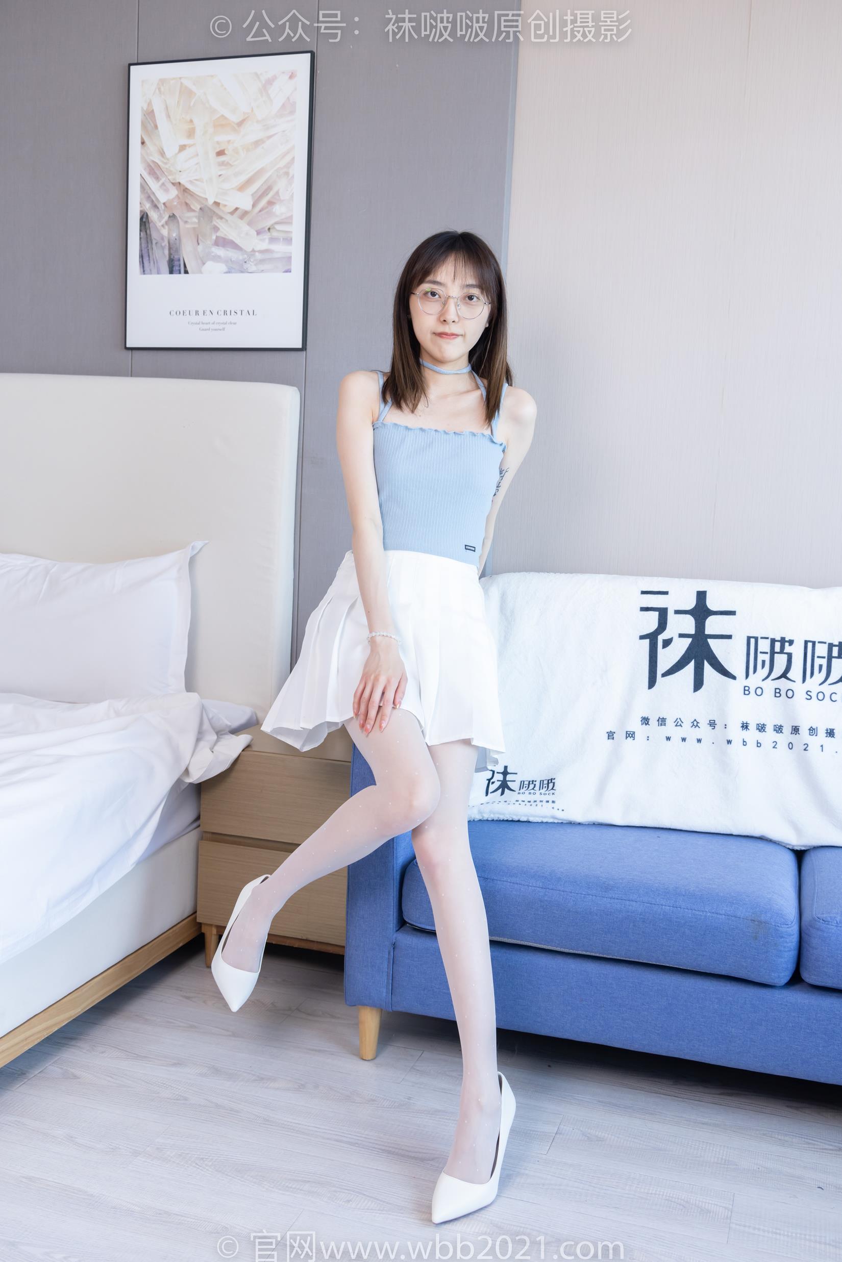 图片[2]-[BoBoSocks袜啵啵]NO.403 稚予-高跟鞋、板鞋、波点黑丝、波点白丝[145P/1V/5.65GB]-美图