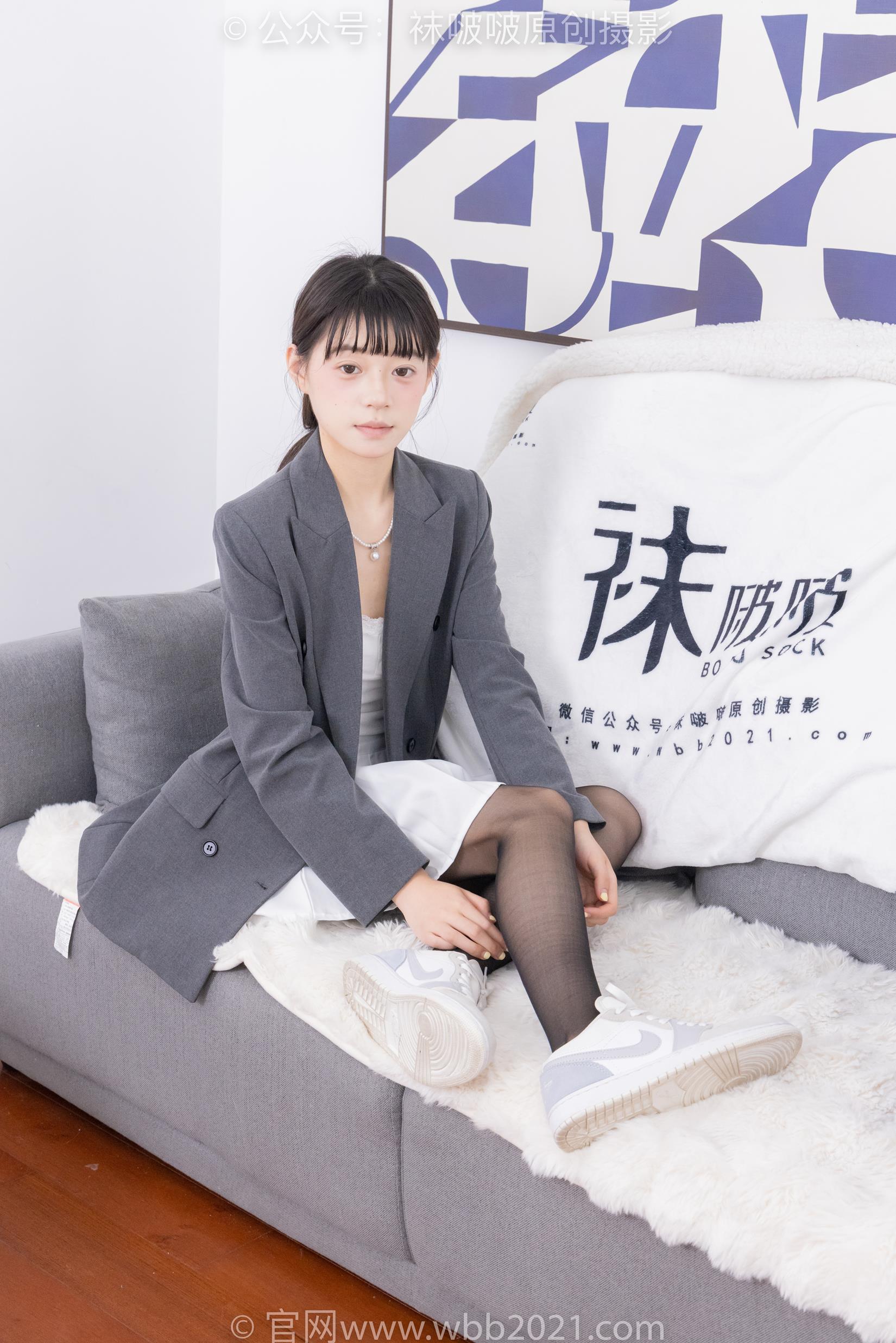 图片[3]-[BoBoSocks袜啵啵]NO.404 糯米-板鞋、黑丝、ol风[145P/1V/6.13GB]-美图